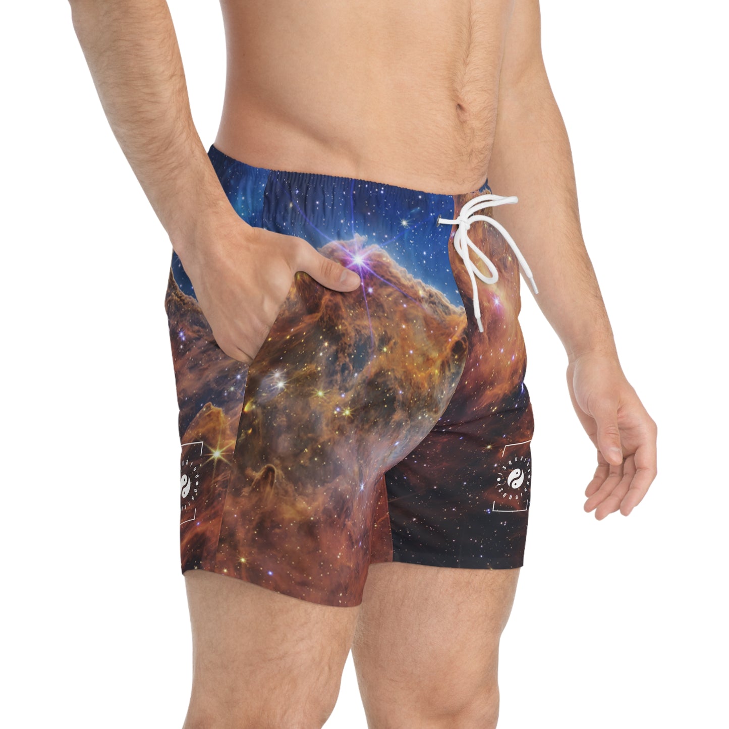 “Cosmic Cliffs” in the Carina Nebula (NIRCam Image) - JWST Collection - Swim Trunks for Men