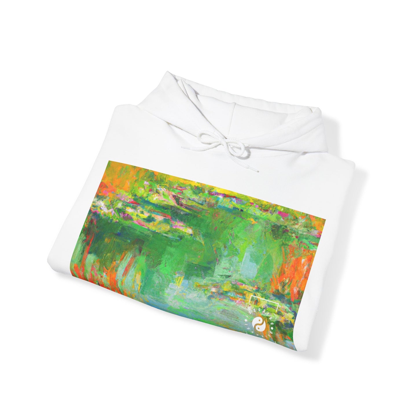 "Lily Aquarelle: Dusk Reflections" - Hoodie