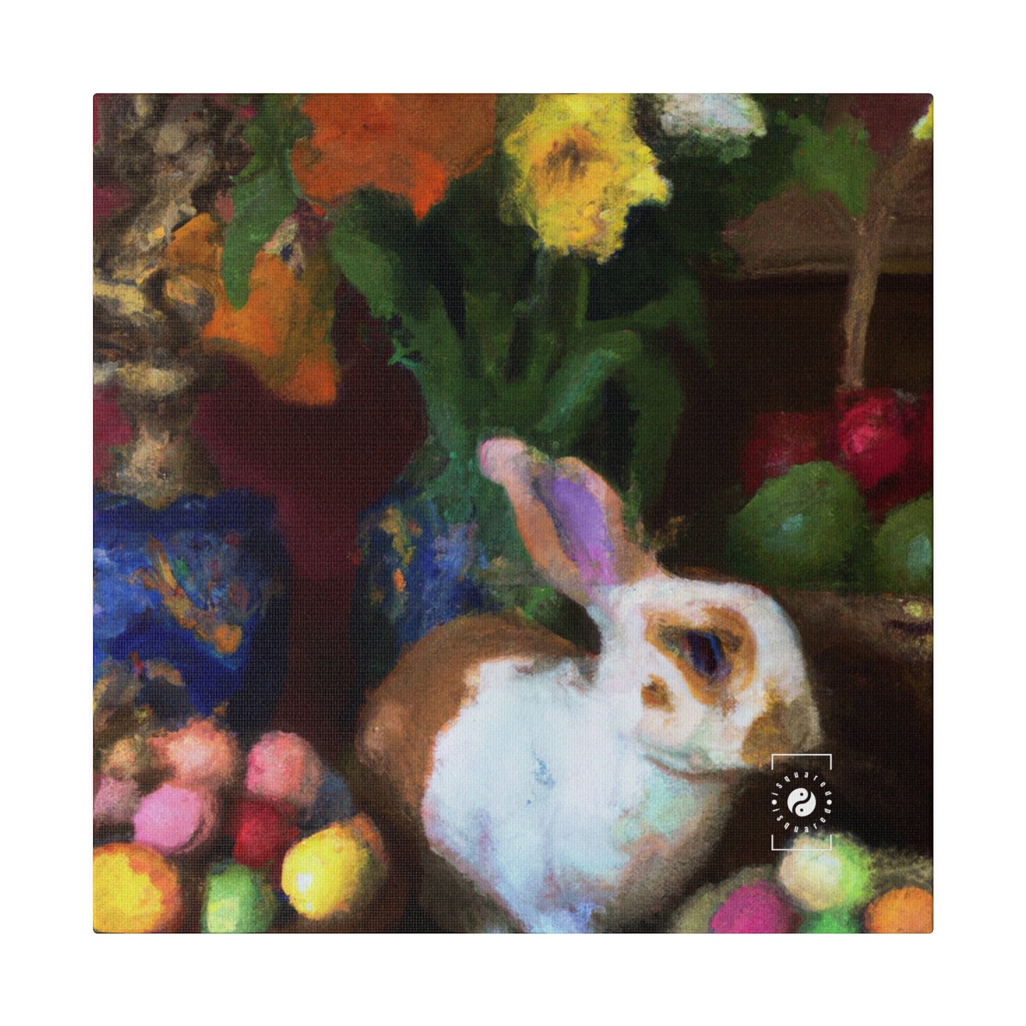 "Velveteen Aureate Easter Reverie" - Art Print Canvas