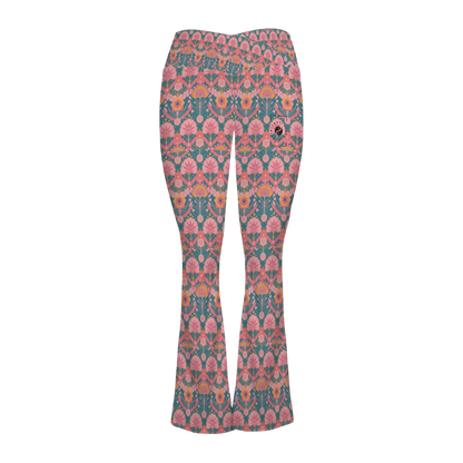 Jaipur Love - Cross Waisted Flair Leggings