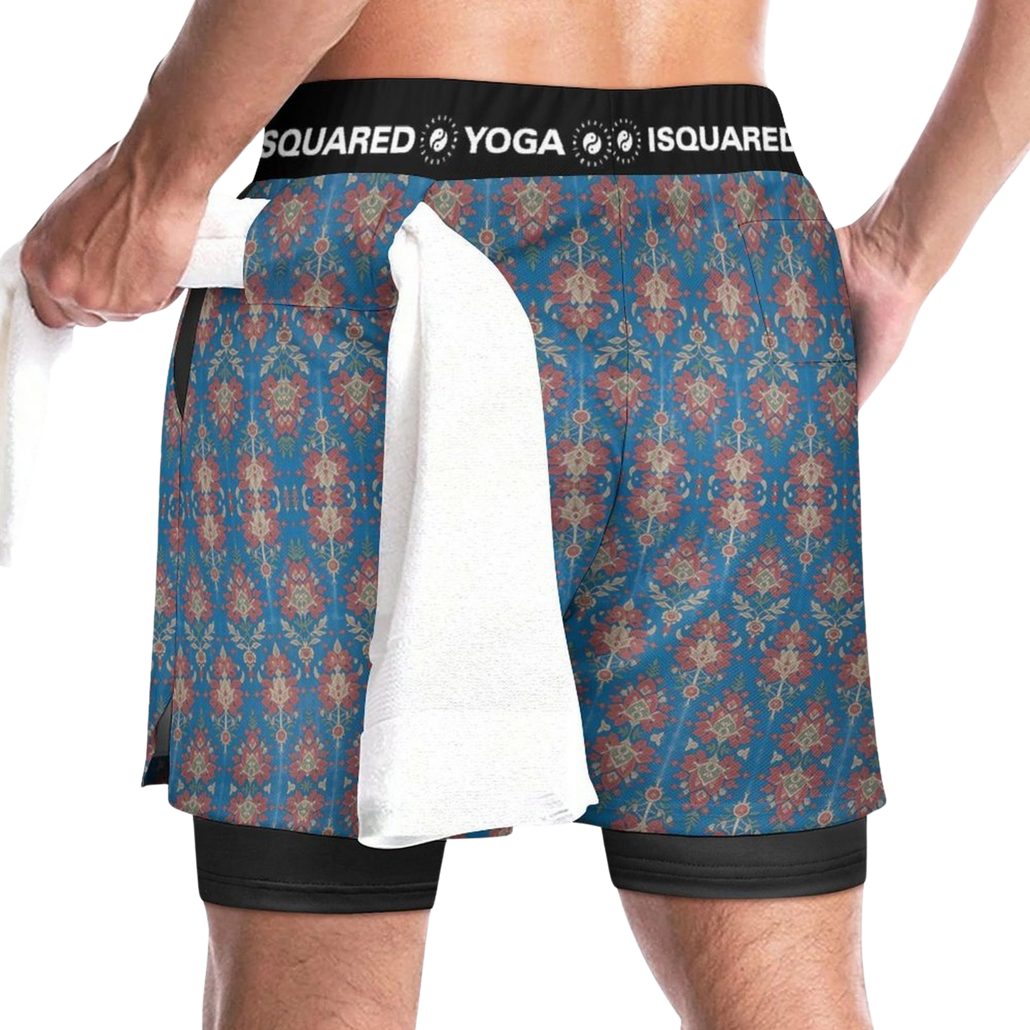 Jaipur Love - Compression Yoga Shorts