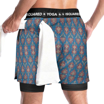 Jaipur Love - Compression Yoga Shorts