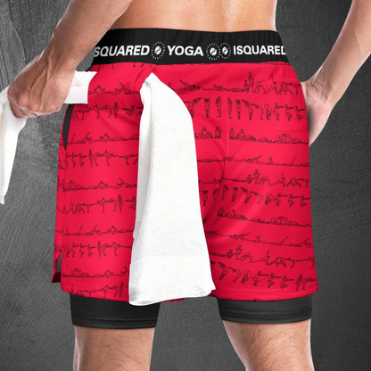 Bikram Series - Compression Yoga Shorts