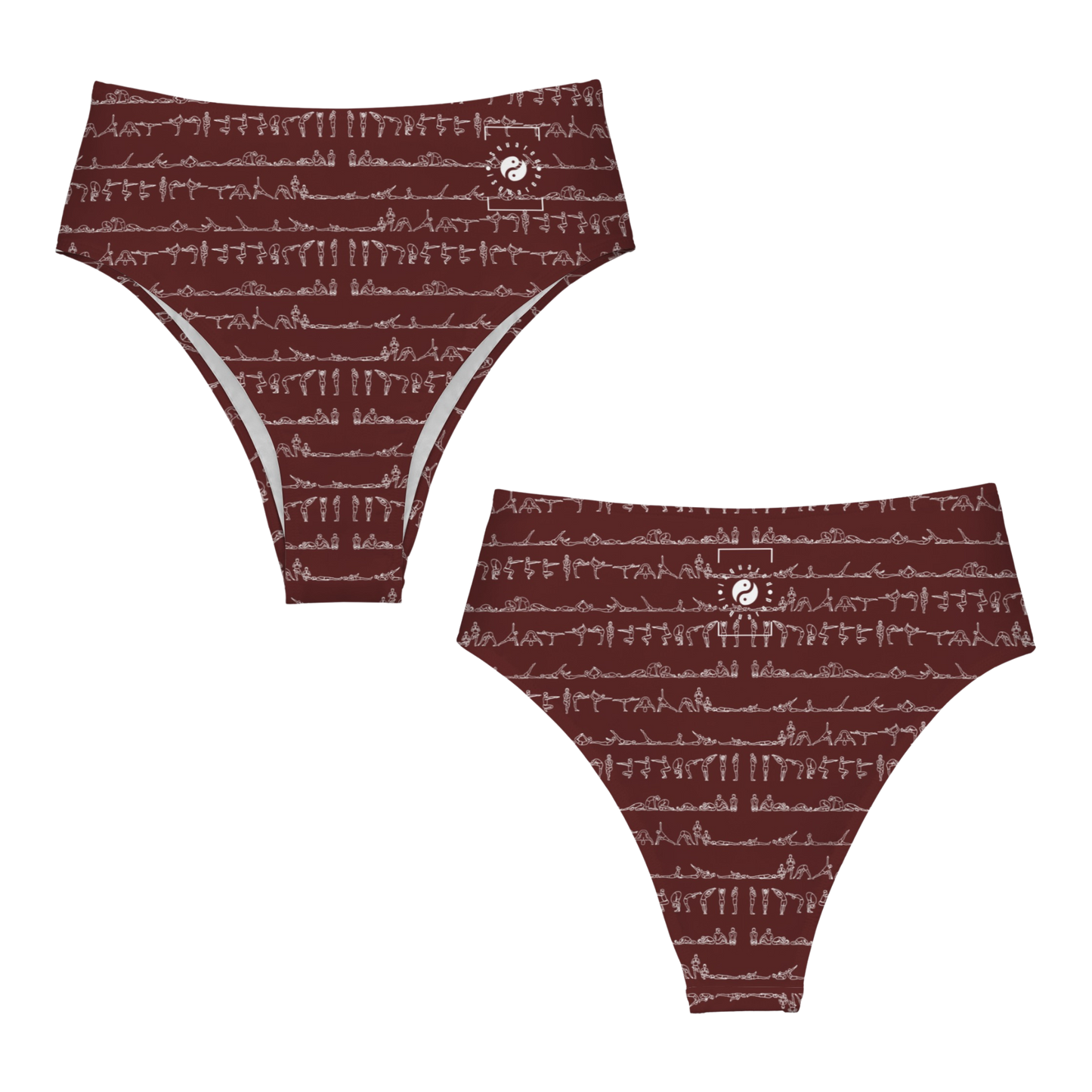 Bikram Ember - High Waisted Bikini Bottom