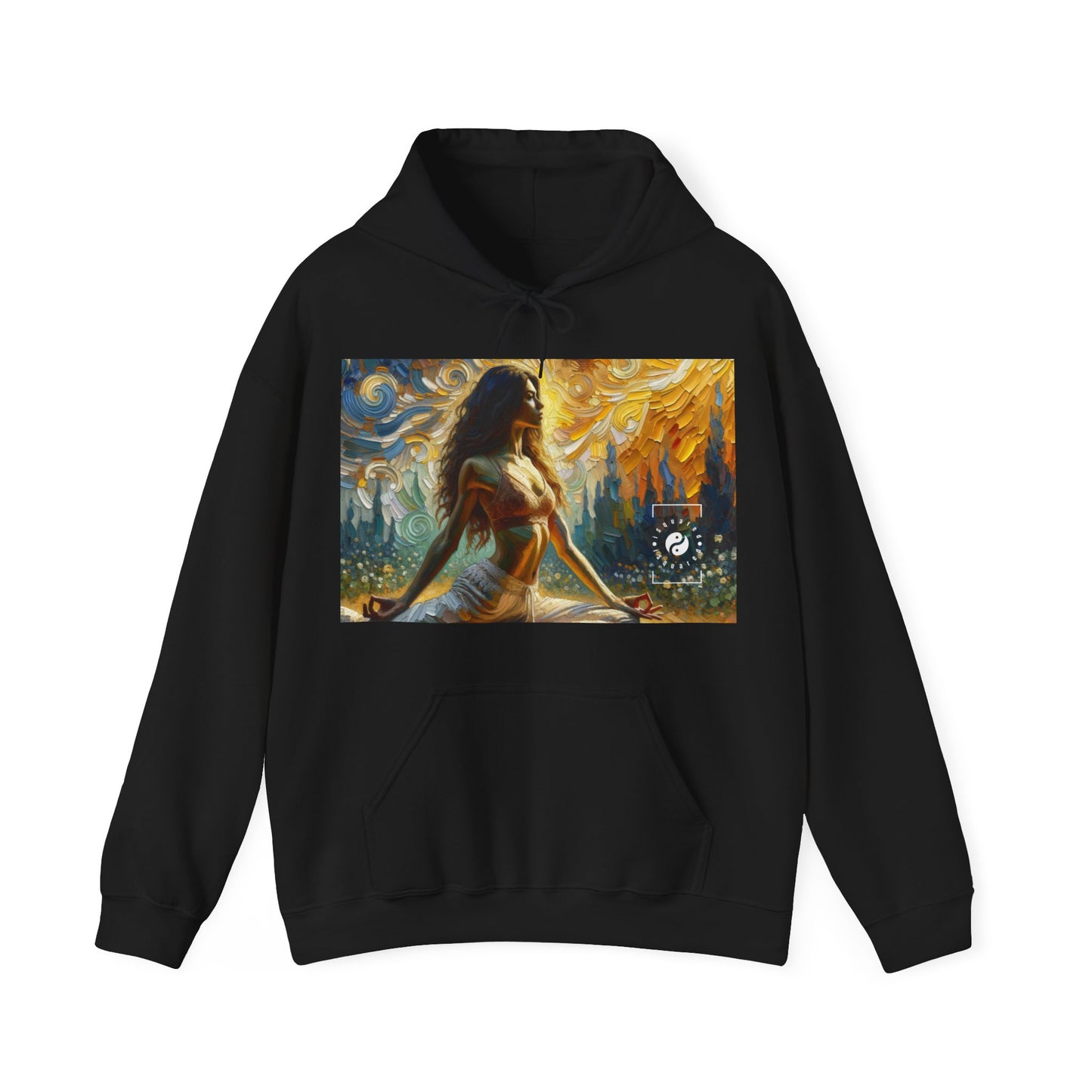 "Golden Warrior: A Tranquil Harmony" - Hoodie