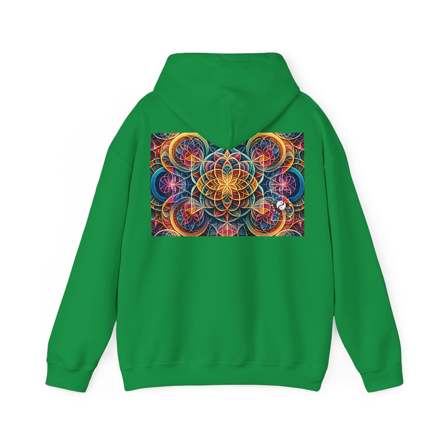 "Sacred Symmetry: Infinite Radiance of Love" - Hoodie