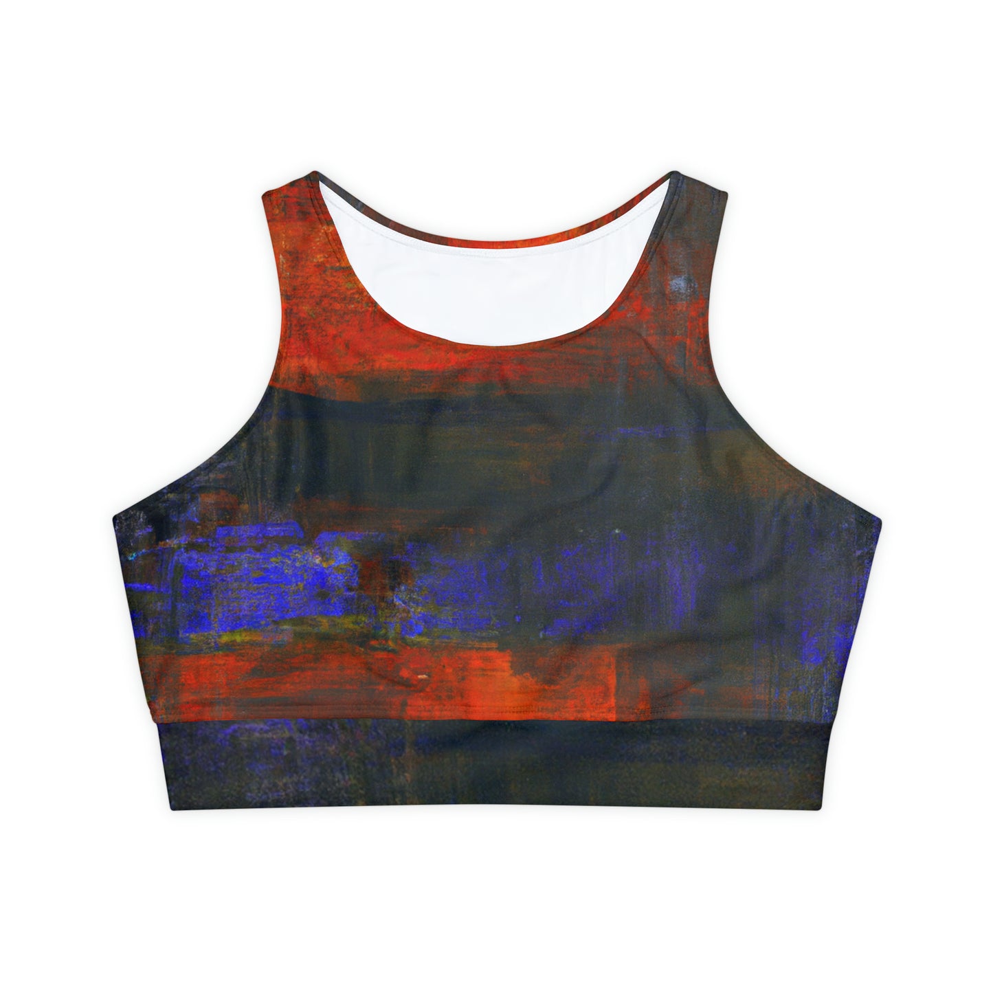 "Chromatic Reverie" - Lined & Padded Sports Bra