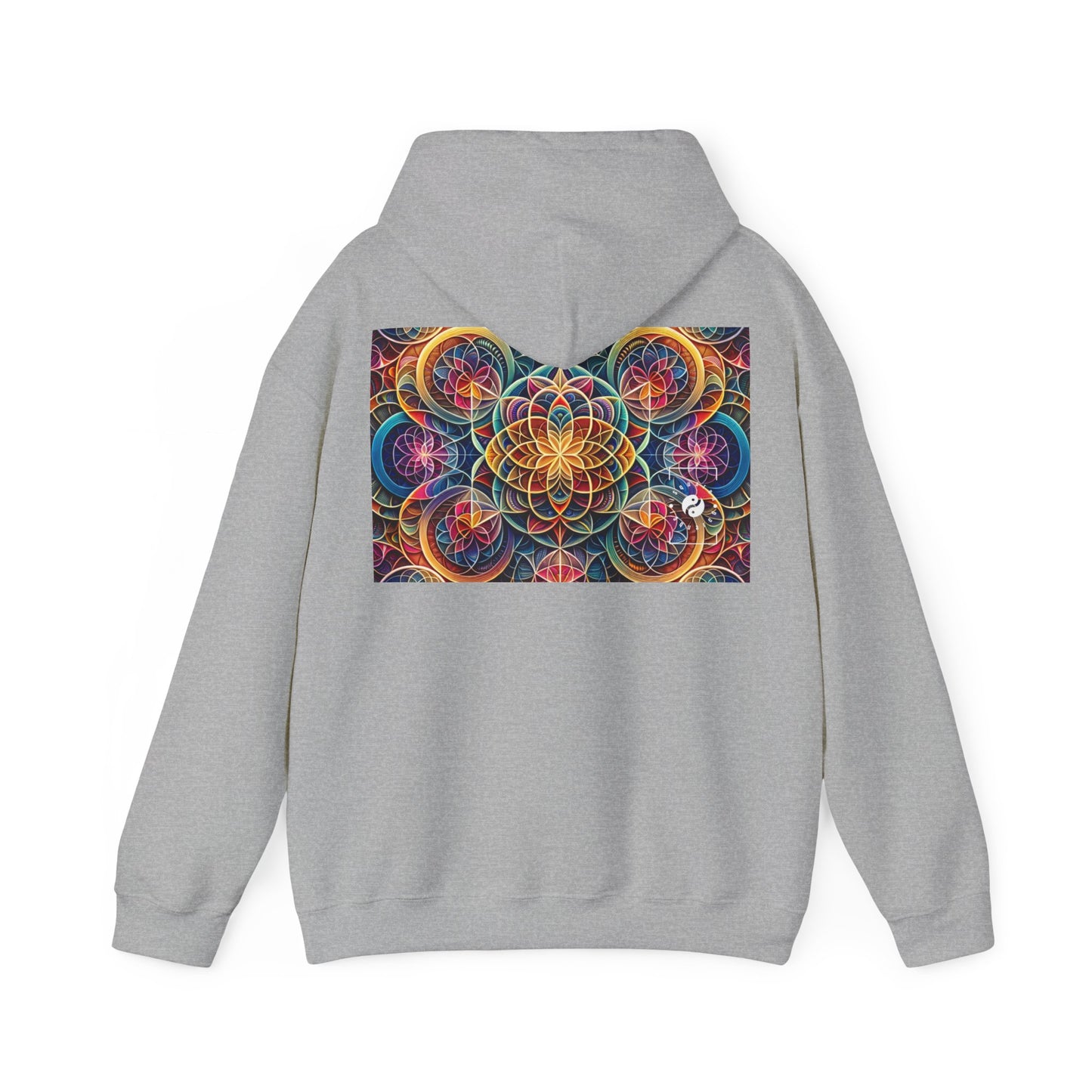 "Sacred Symmetry: Infinite Radiance of Love" - Hoodie