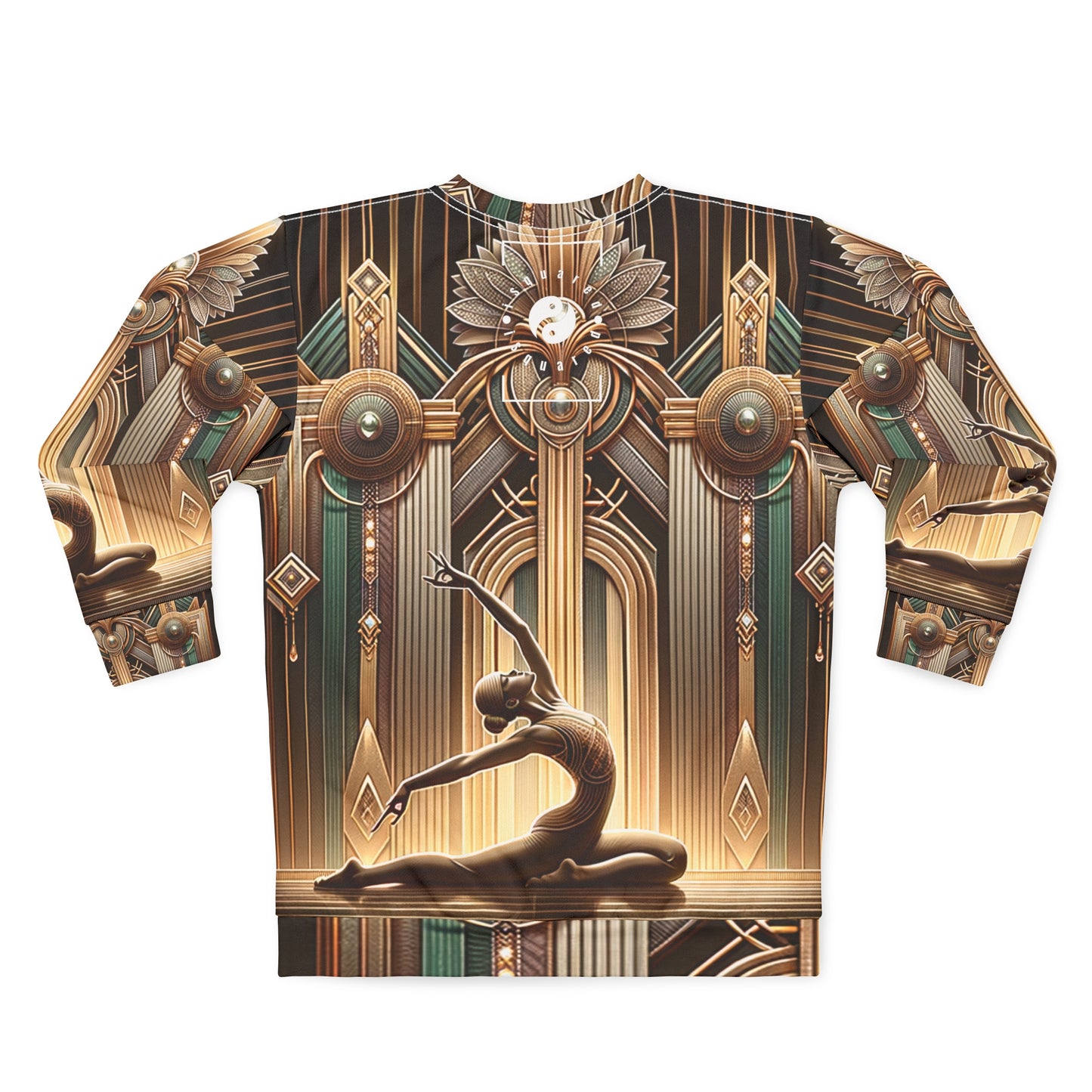 "Deco Serenity: A Fusion of Opulence and Zen" - Unisex Sweatshirt