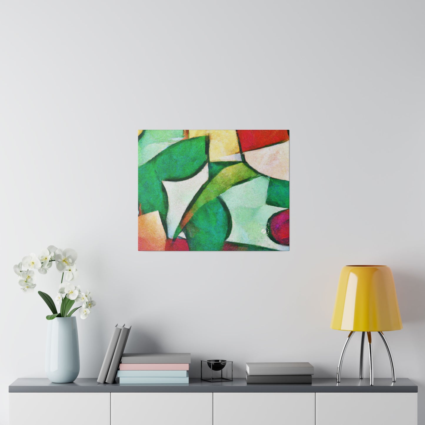 "Chromatic Arcadia" - Art Print Canvas