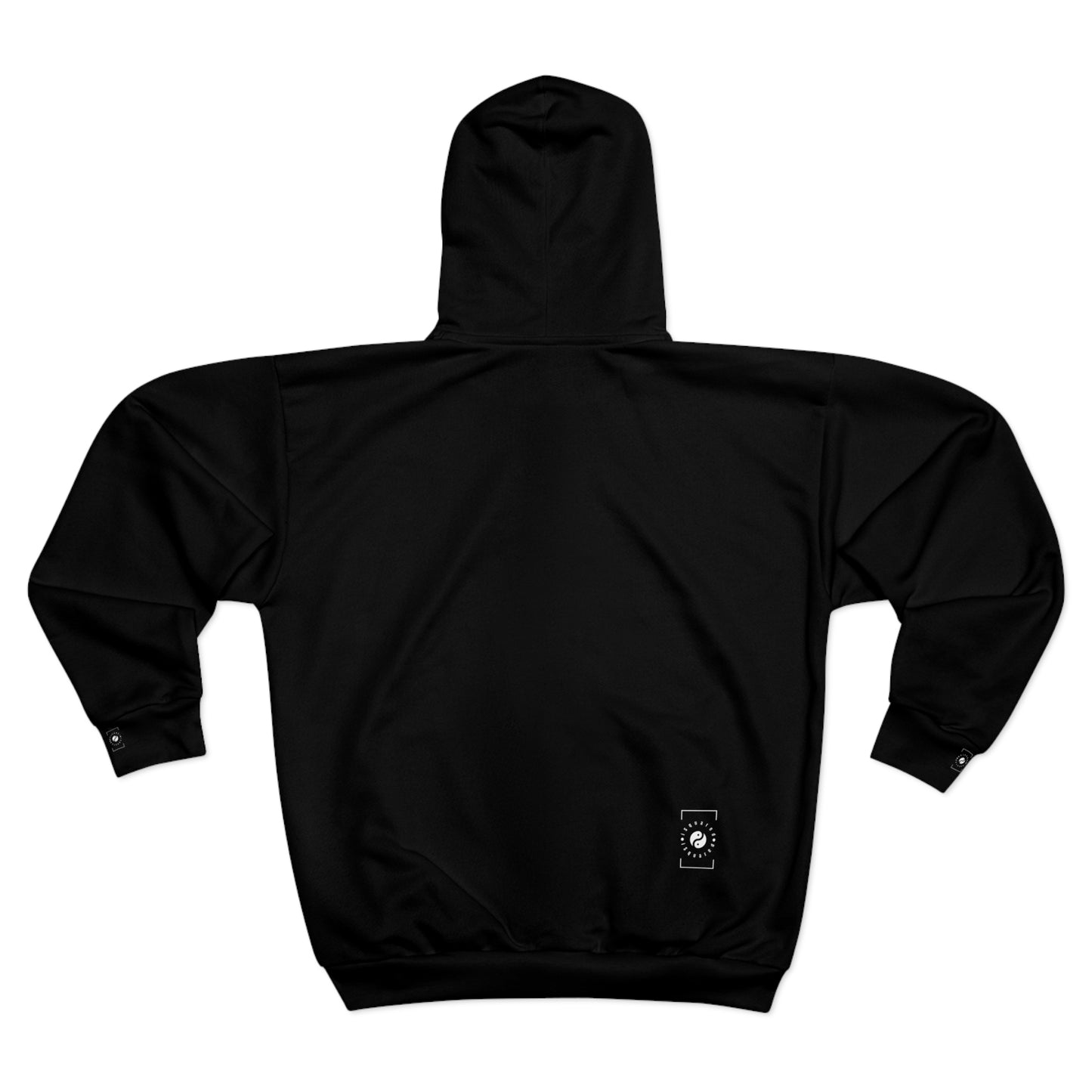 Noir pur - Sweat à capuche zippé