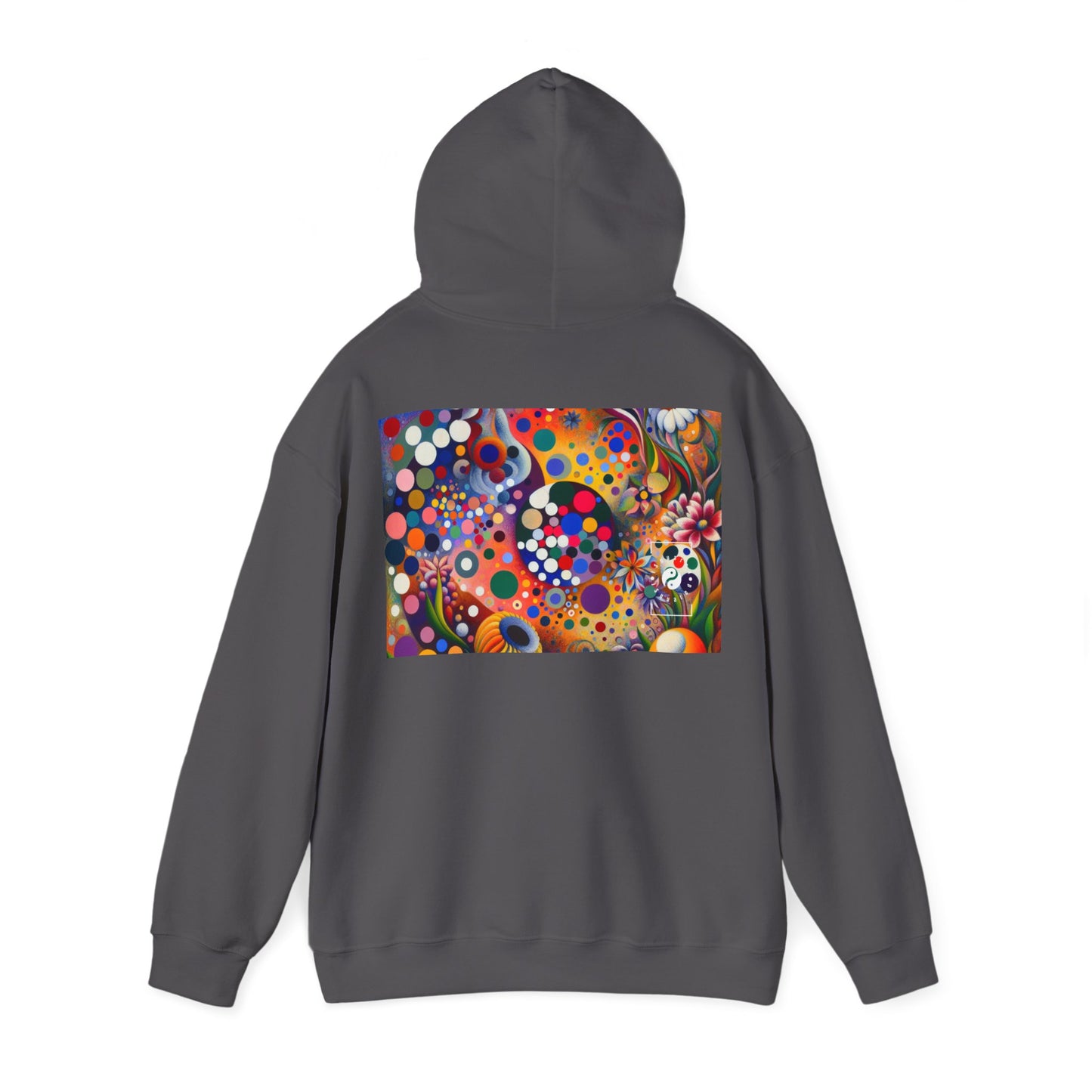 "Polka Petals in Yogic Surrealism: An Artistic Salute to Kusama and Kahlo" - Hoodie