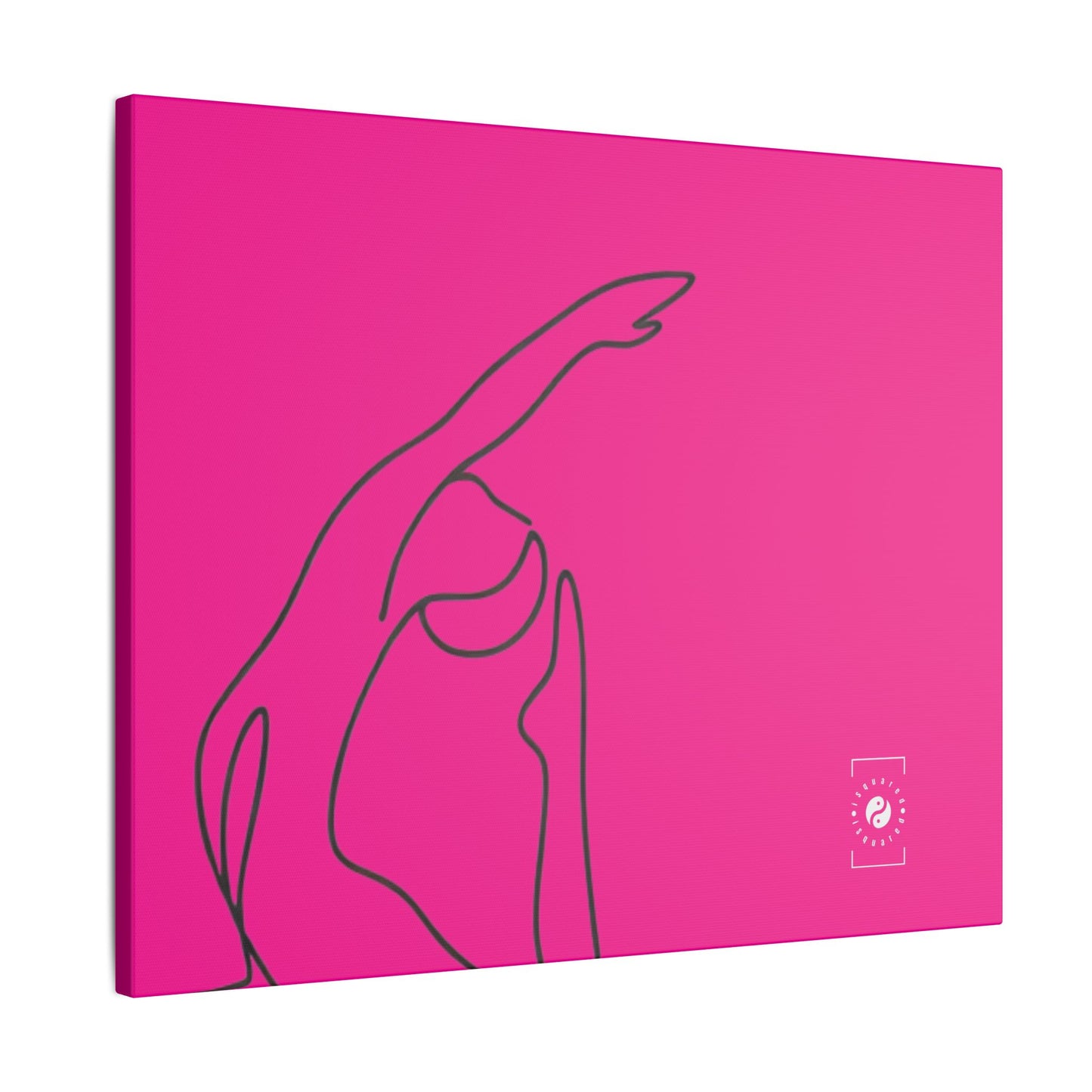 Line Art Pigeon Pose - Art Print Canvas