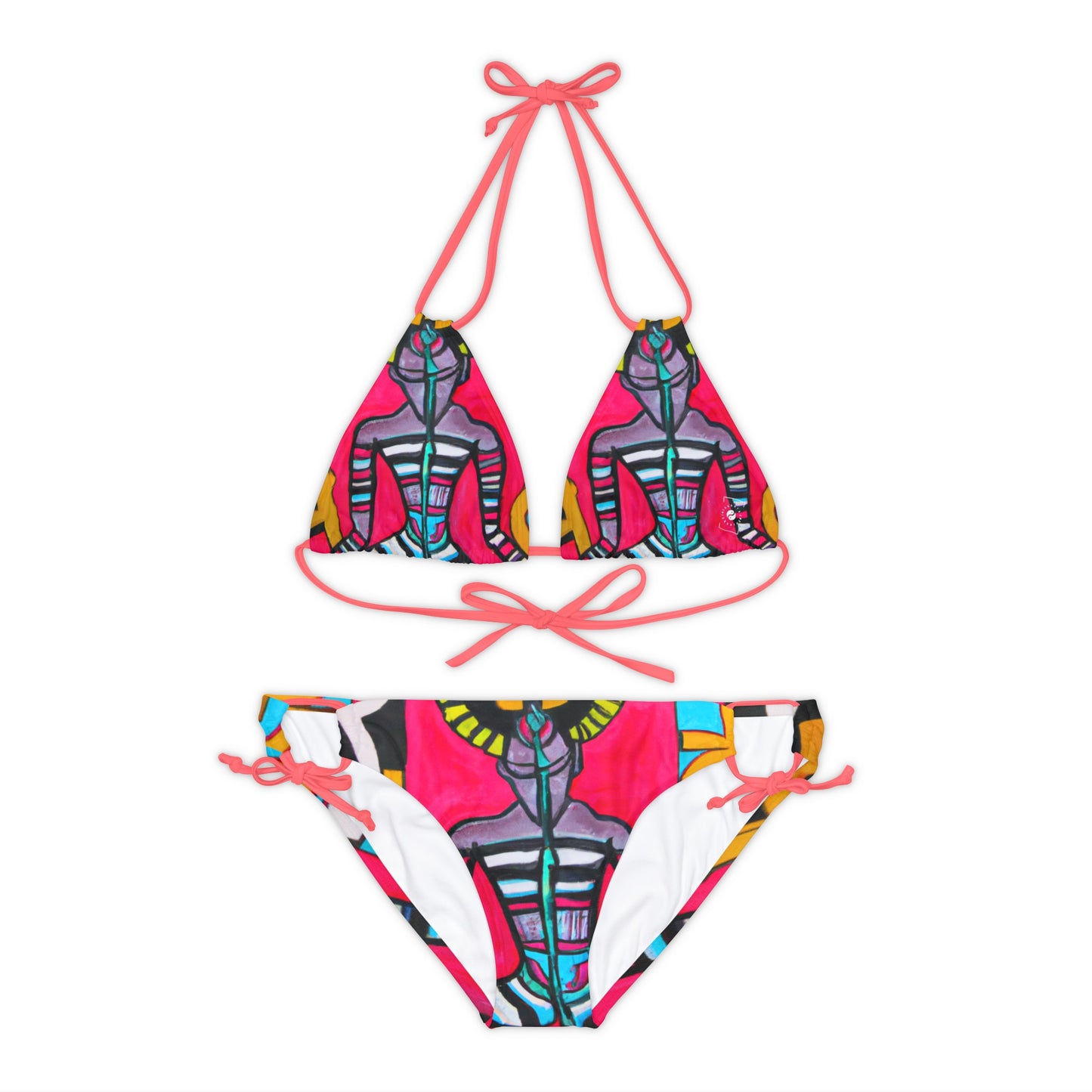 Euphoric Harmony - Lace-up Bikini Set