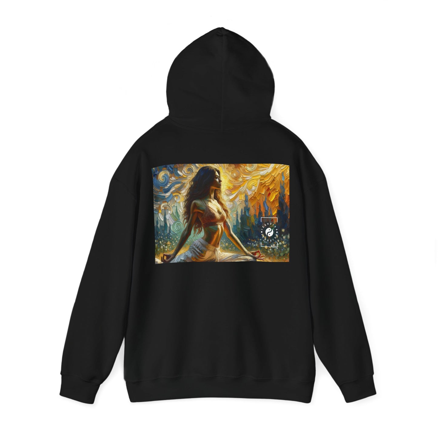 "Golden Warrior: A Tranquil Harmony" - Hoodie