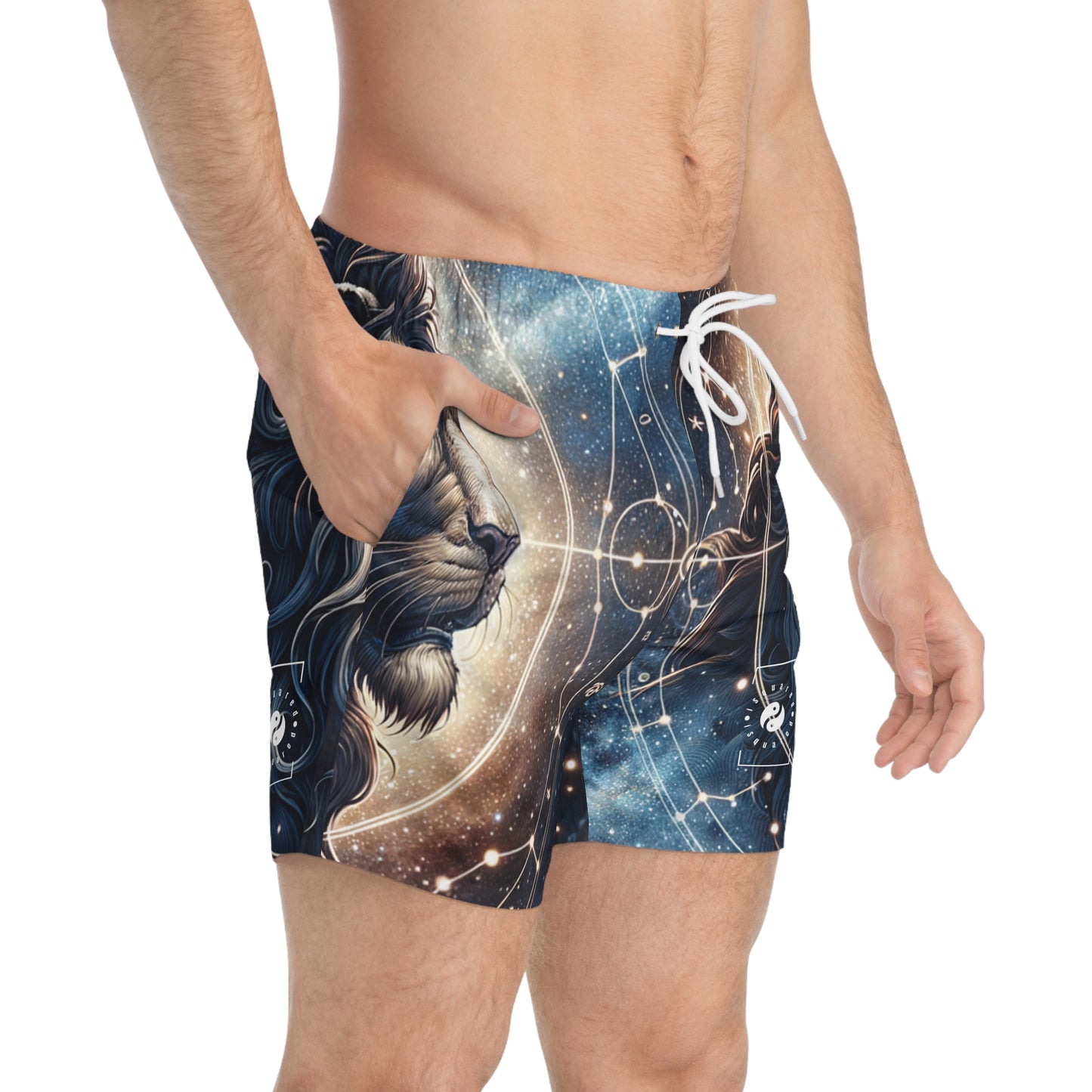 Celestial Leo Roar - Swim Trunks for Men