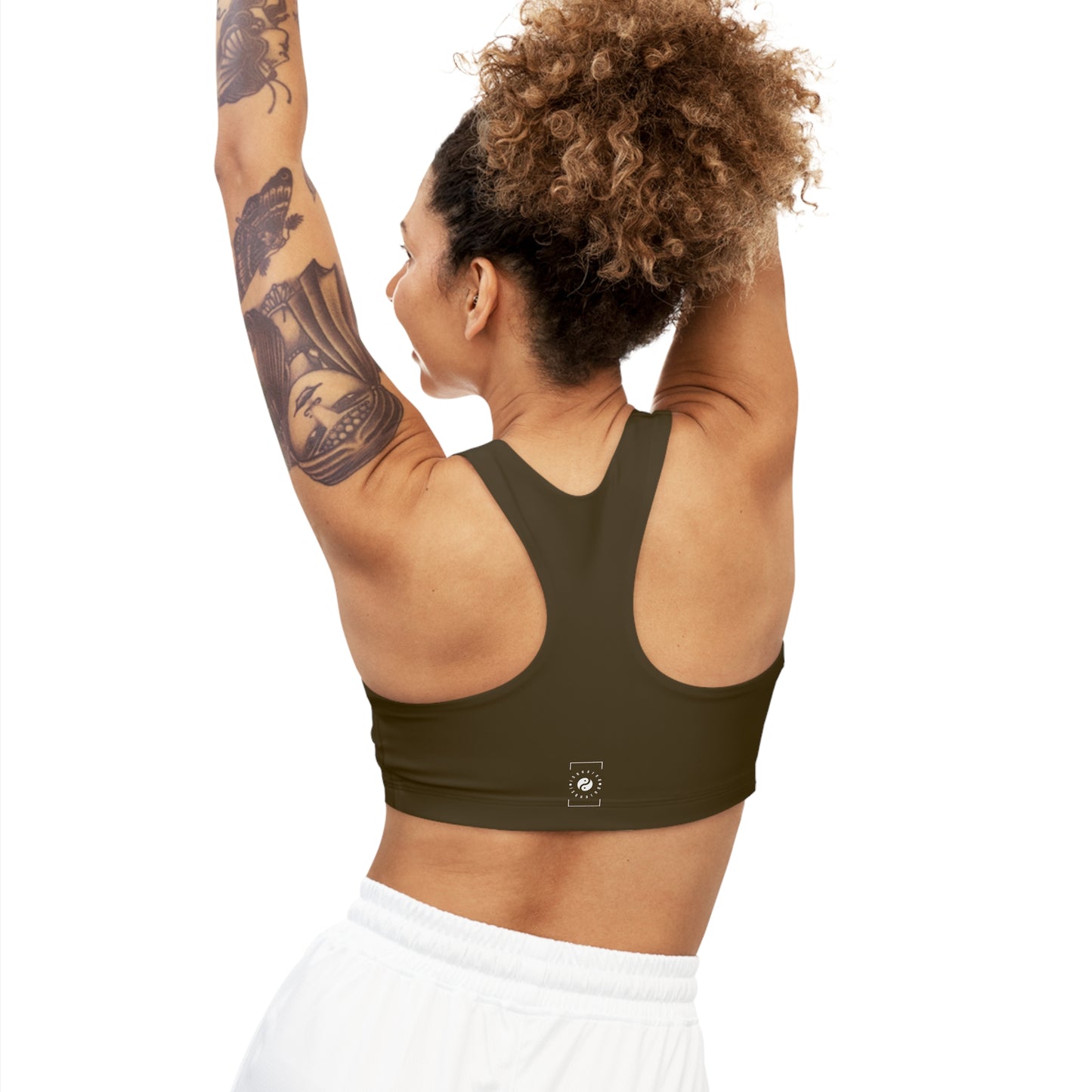 Earthy Brown - Seamless Sports Bra