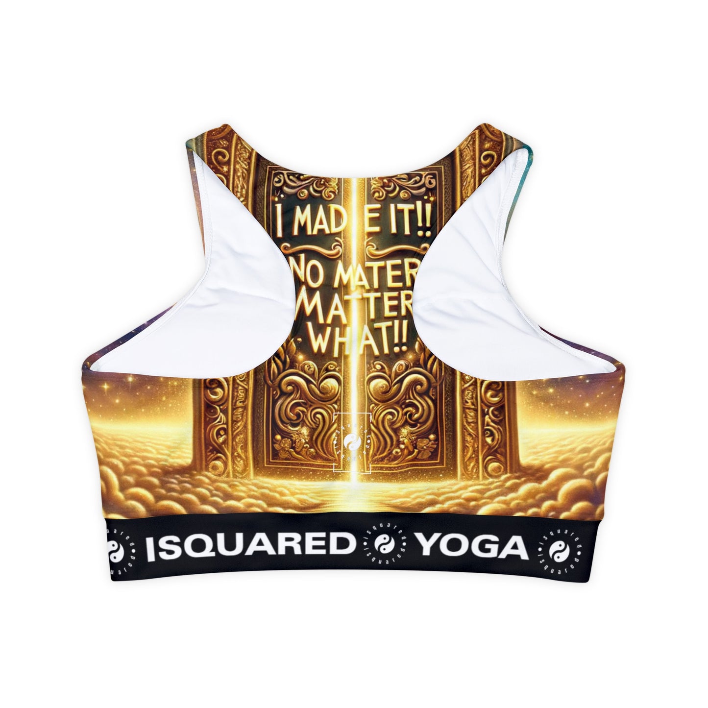 "Threshold of Perseverance" - Lined & Padded Sports Bra