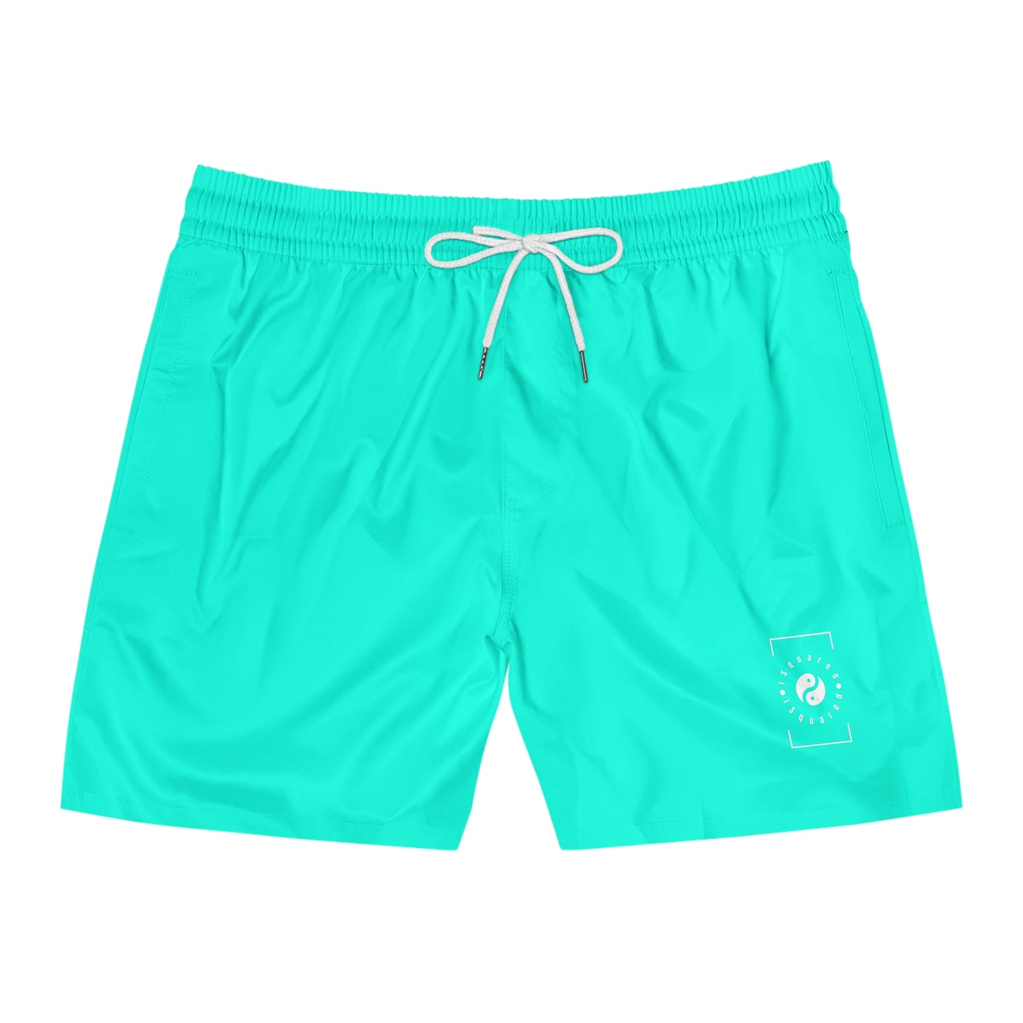 Neon Teal #11ffe3 - Swim Shorts (Solid Color) for Men