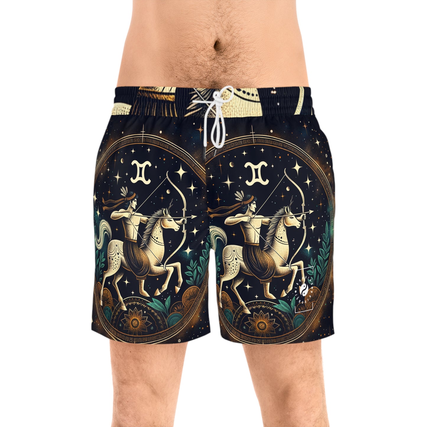 Sagittarius Emblem - Swim Shorts (Mid-Length) for Men