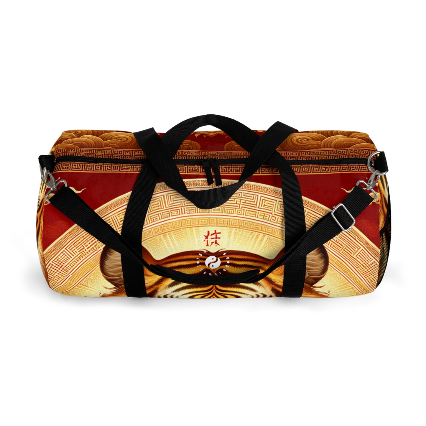 "Golden Majesty: Ascension of the Lunar Tiger" - Duffle Bag