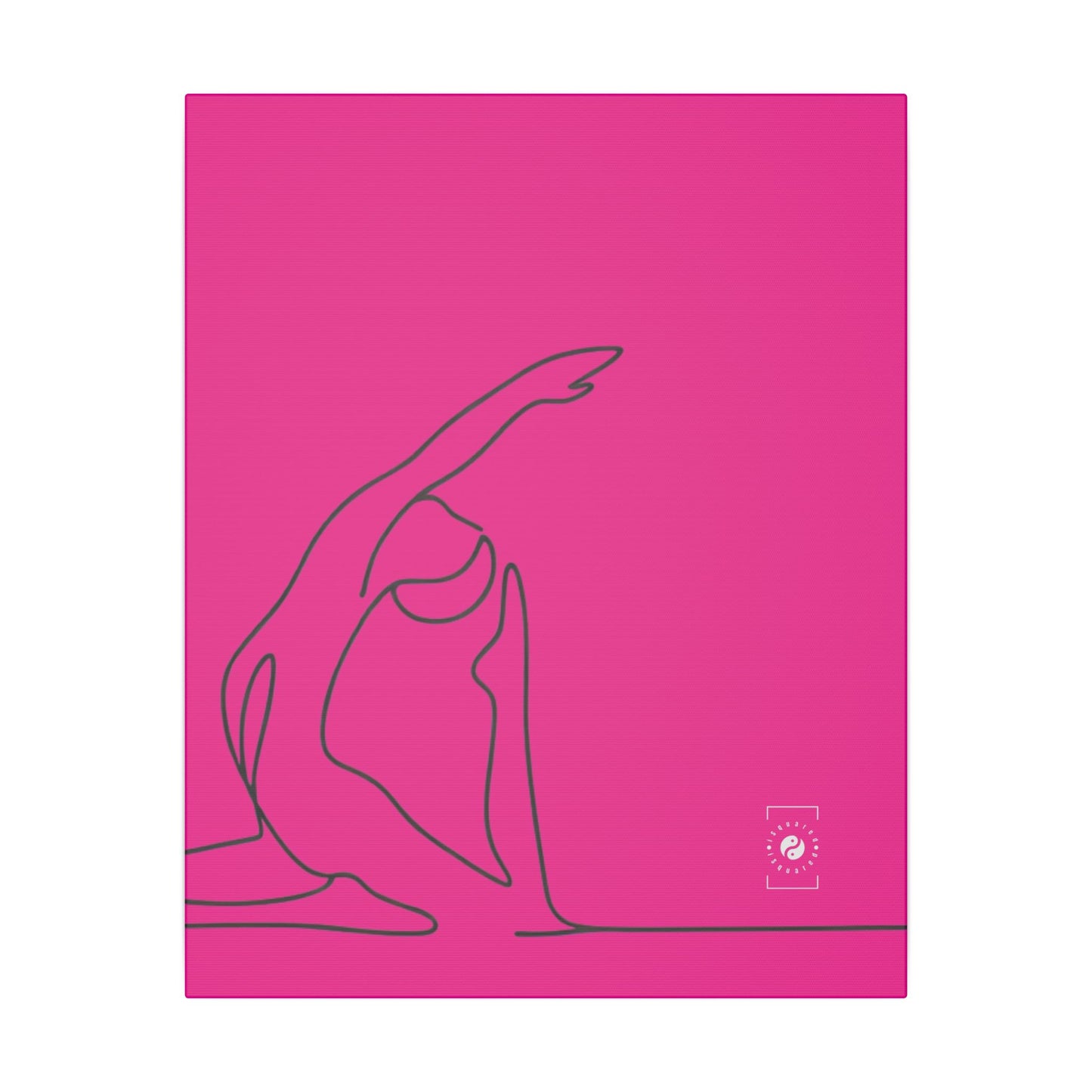 Line Art Pigeon Pose - Art Print Canvas