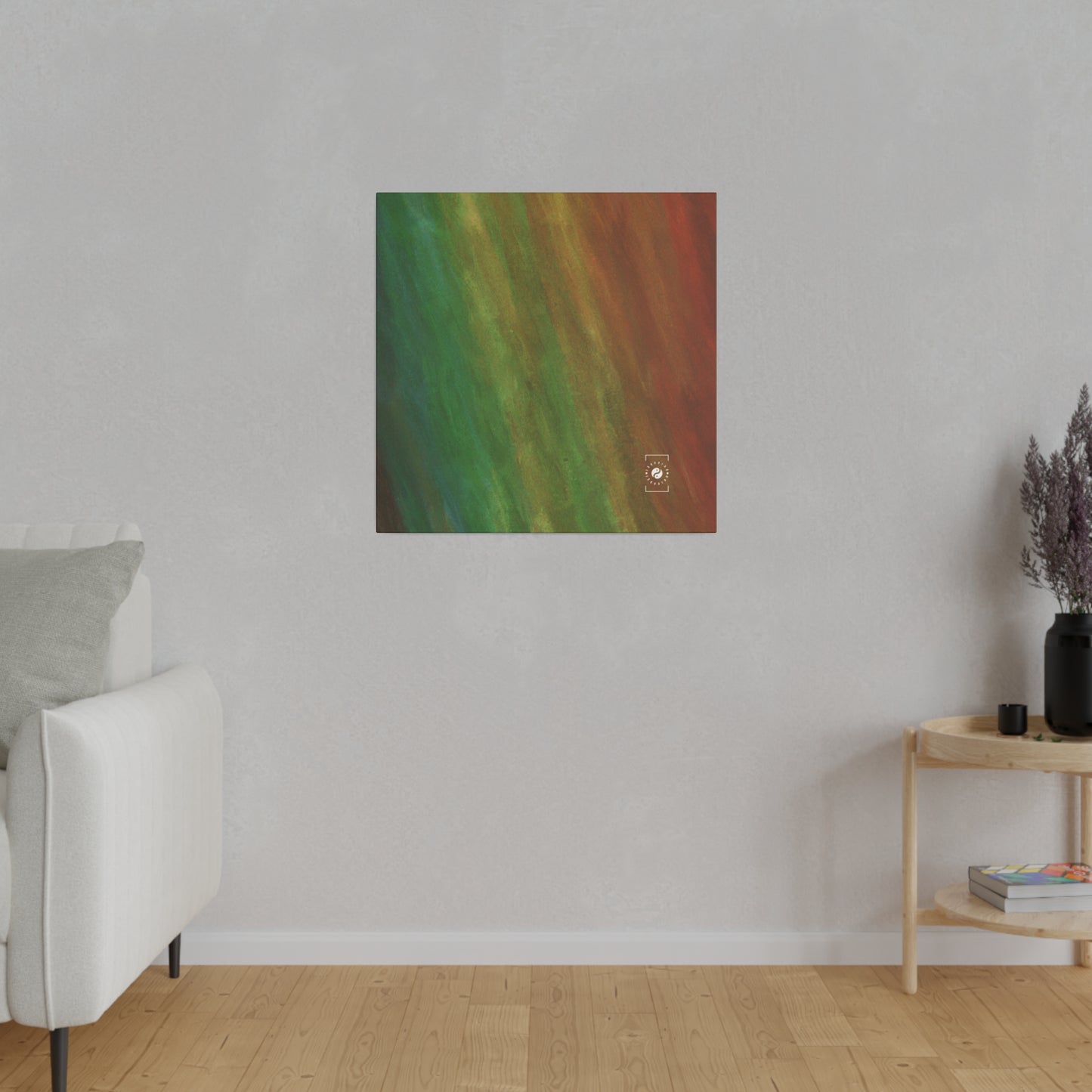 Subtle Rainbow Mood - Art Print Canvas