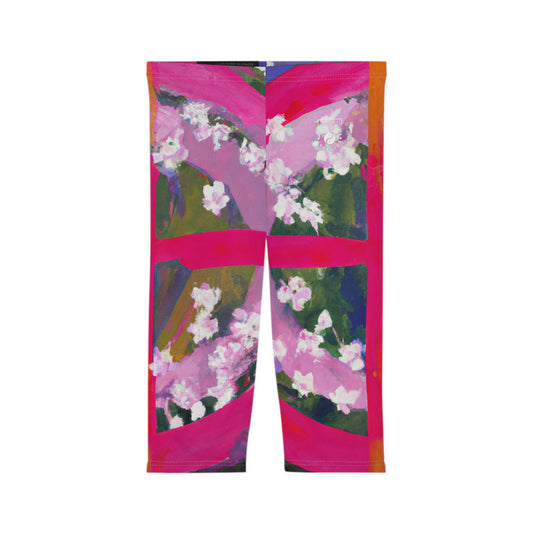 "Bloom Resurgence" - Capri Shorts