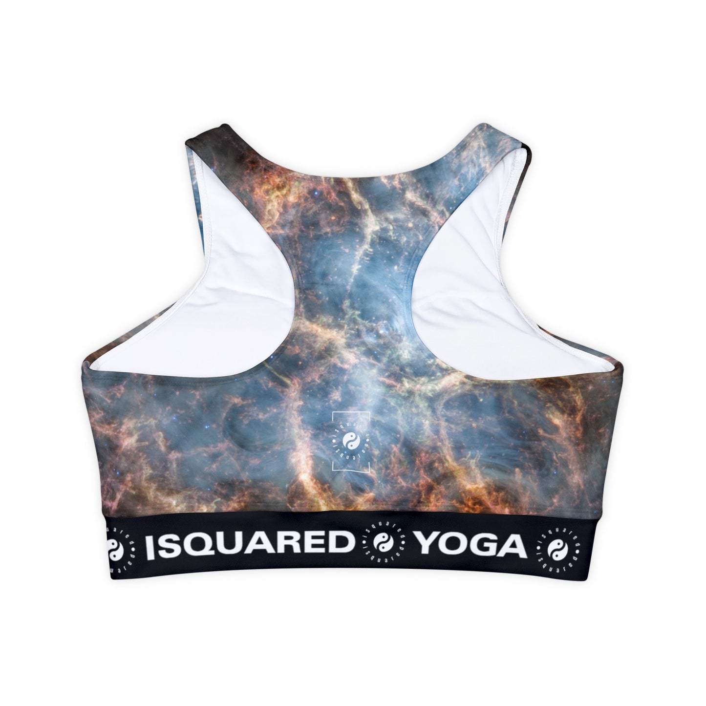 Crab Nebula (NIRCam and MIRI Image) - Lined & Padded Sports Bra