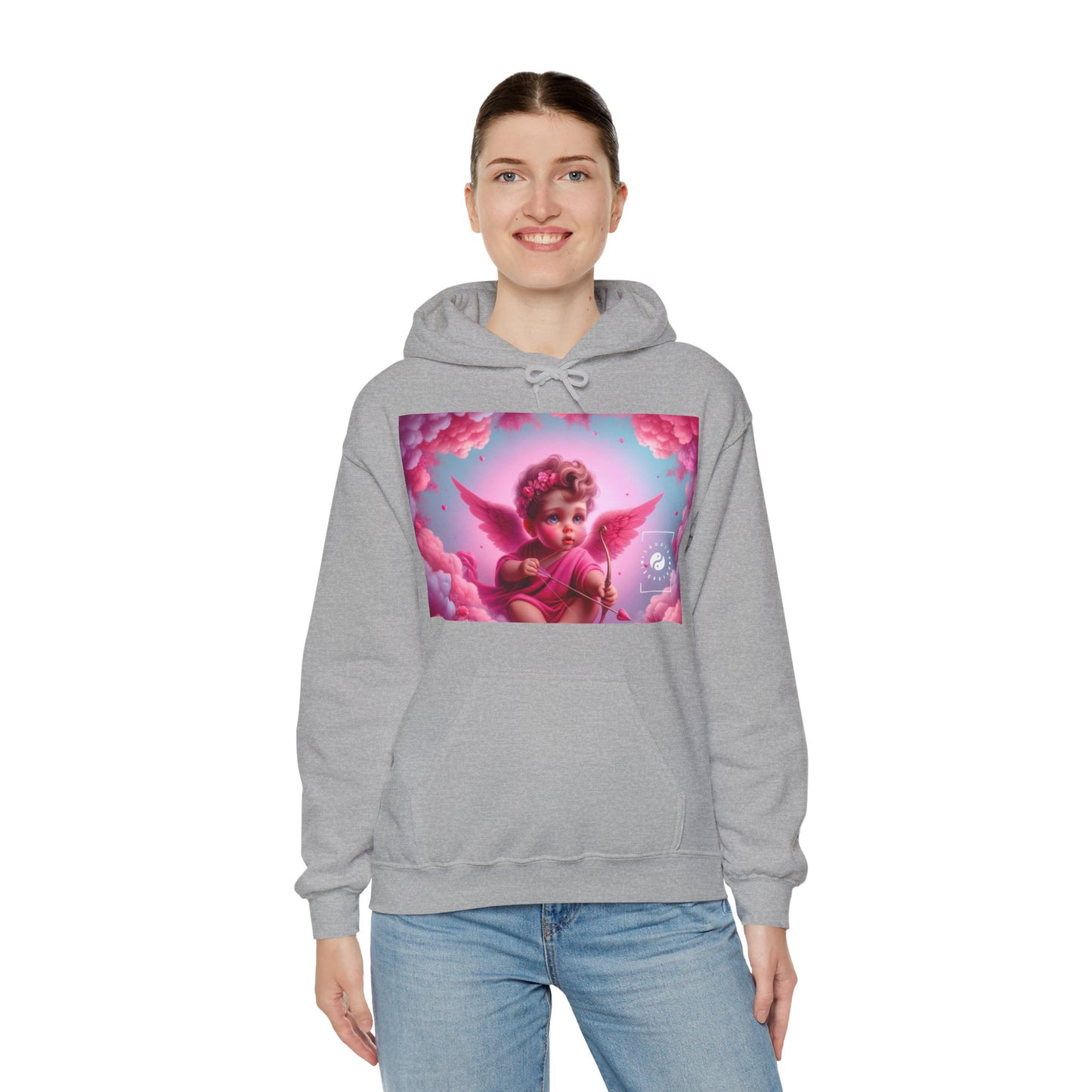 "Bold Blush: A Cupid's Love Affair" - Hoodie