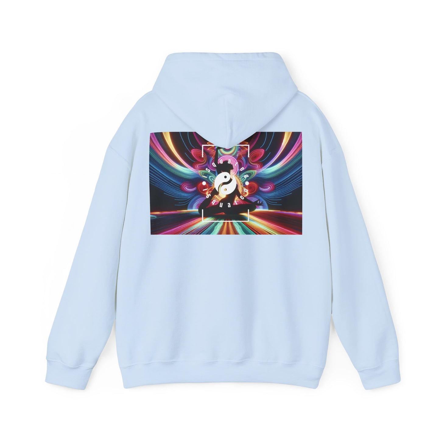 "Neon Zenith: Chromatic Balance" - Hoodie