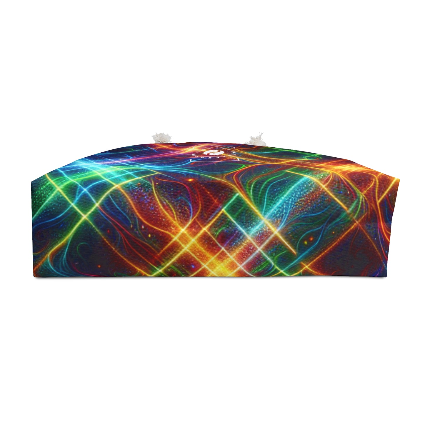 "Neon Plaid Luminosity Matrix" - Casual Yoga Bag