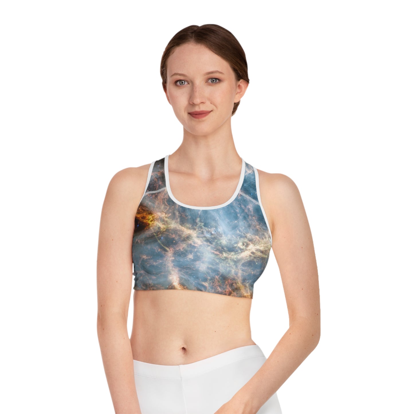 Crab Nebula (NIRCam and MIRI Image) - High Performance Sports Bra