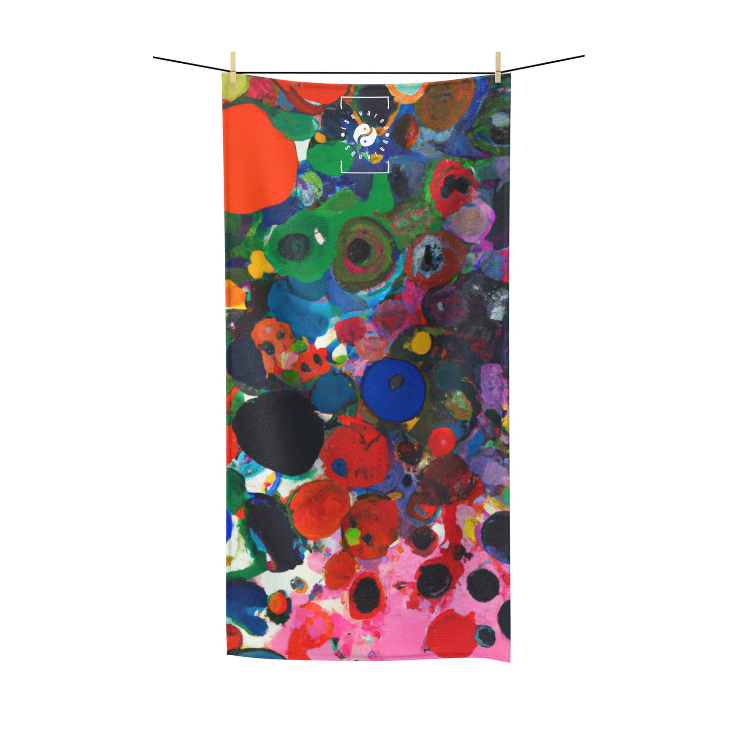 Ink drops meditation - All Purpose Yoga Towel