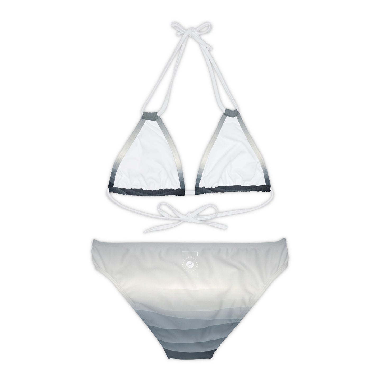 "Gradients of Grace" - Lace-up Bikini Set