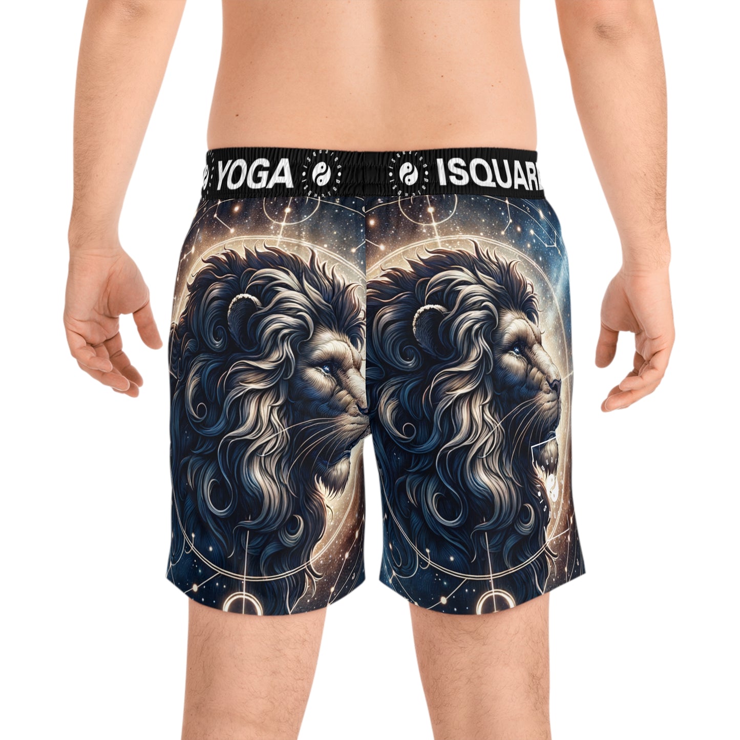 Celestial Leo Roar - Swim Shorts (Mid-Length) for Men