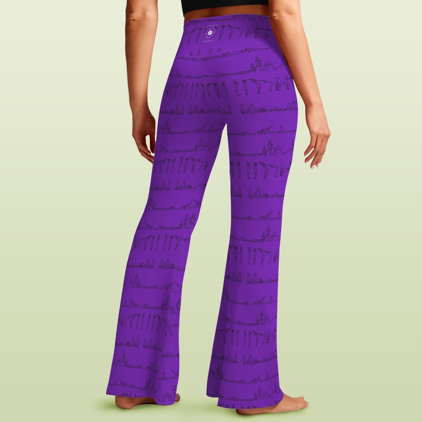 Bikram Series - Cross Waisted Flair Leggings