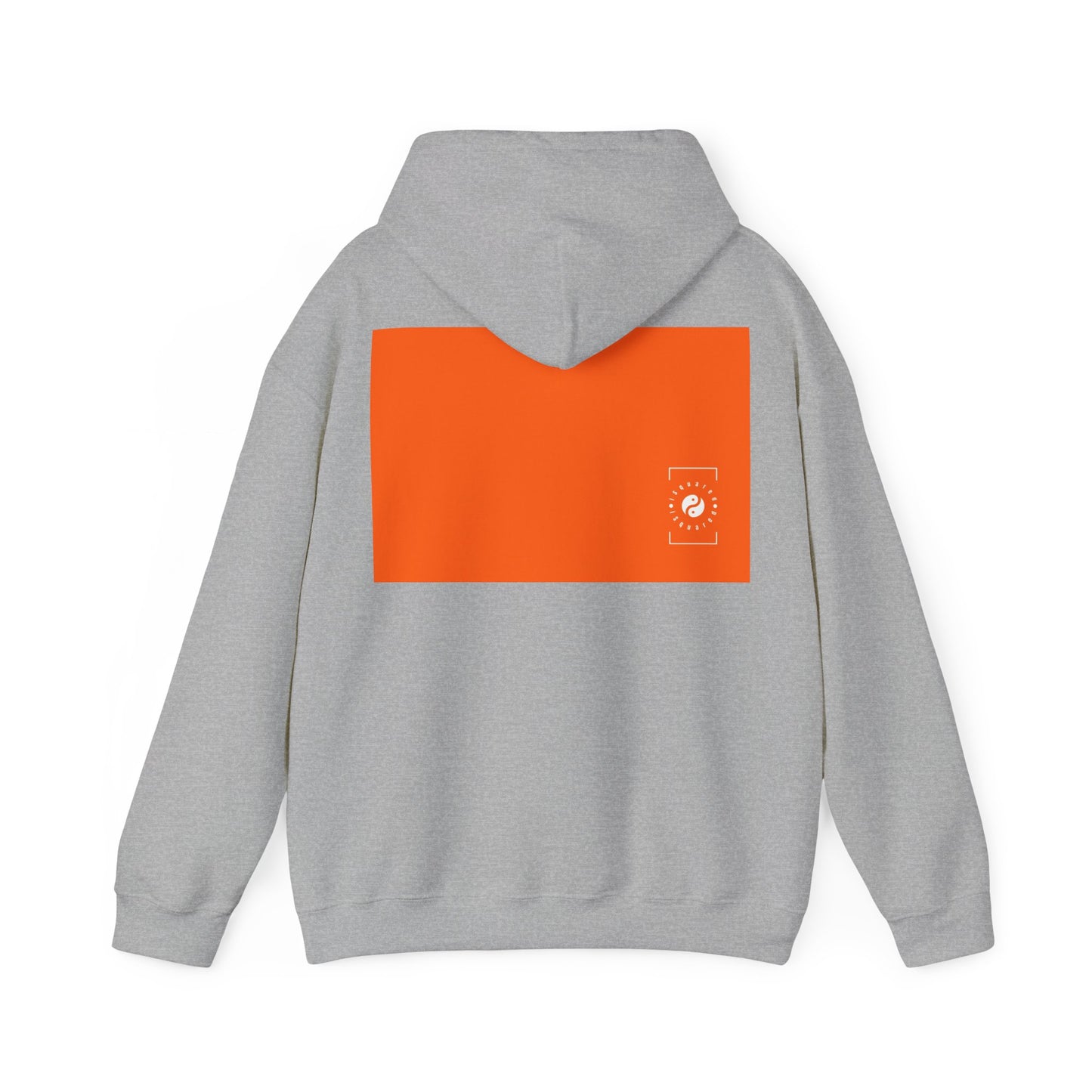 Orange fluo #FF6700 - Sweat à capuche