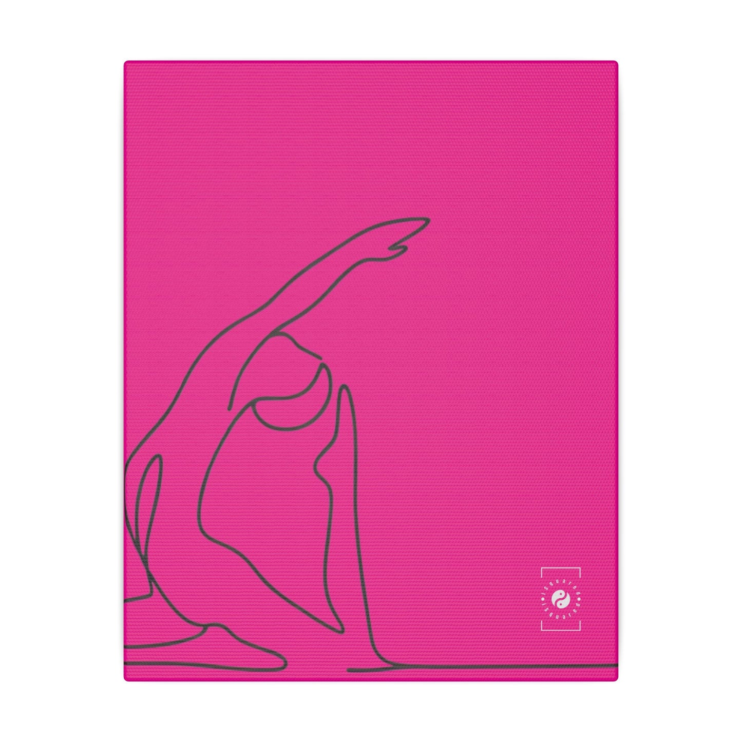 Line Art Pigeon Pose - Art Print Canvas