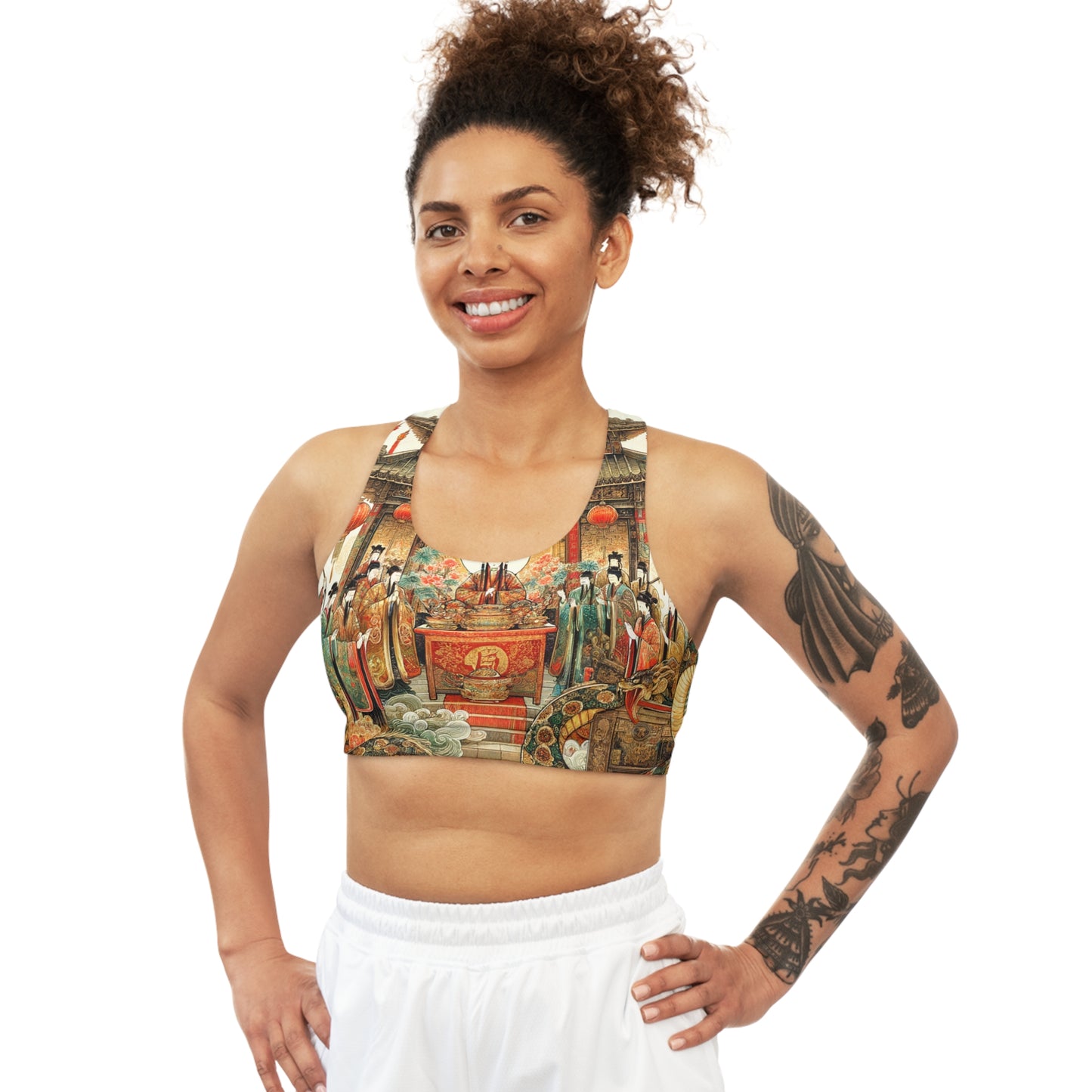 Serpent New Year - Seamless Sports Bra