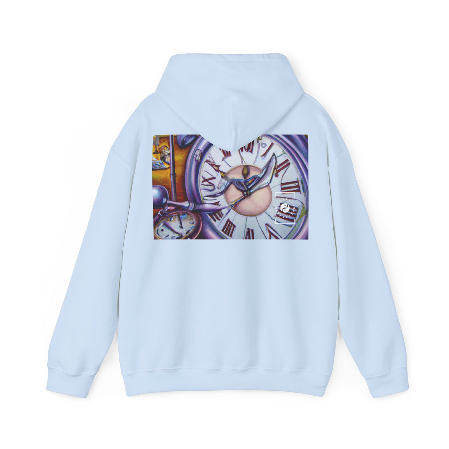 "Chrono Illusionist's Liquid Riddle" - Hoodie