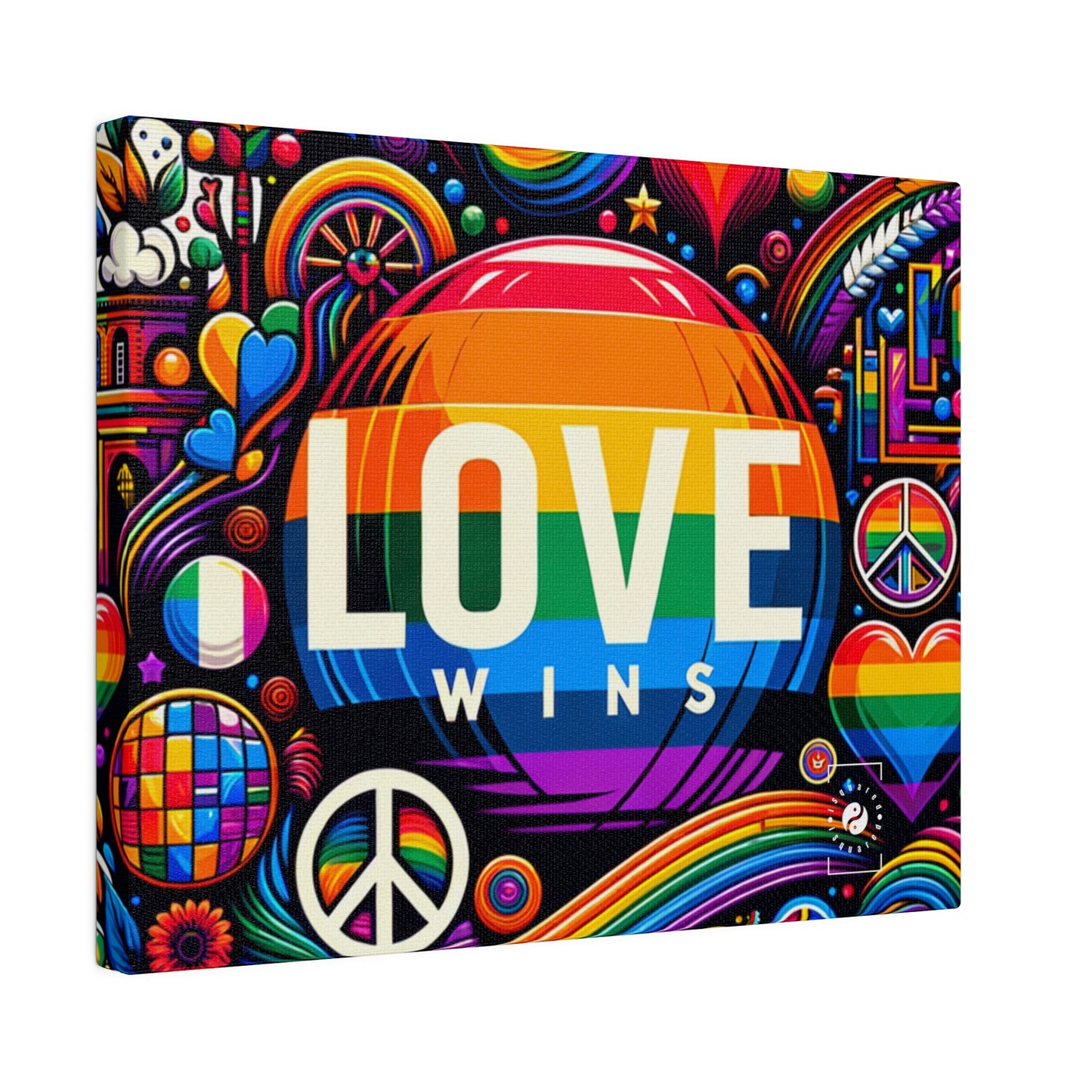 LOVE WINS - Art Print Canvas