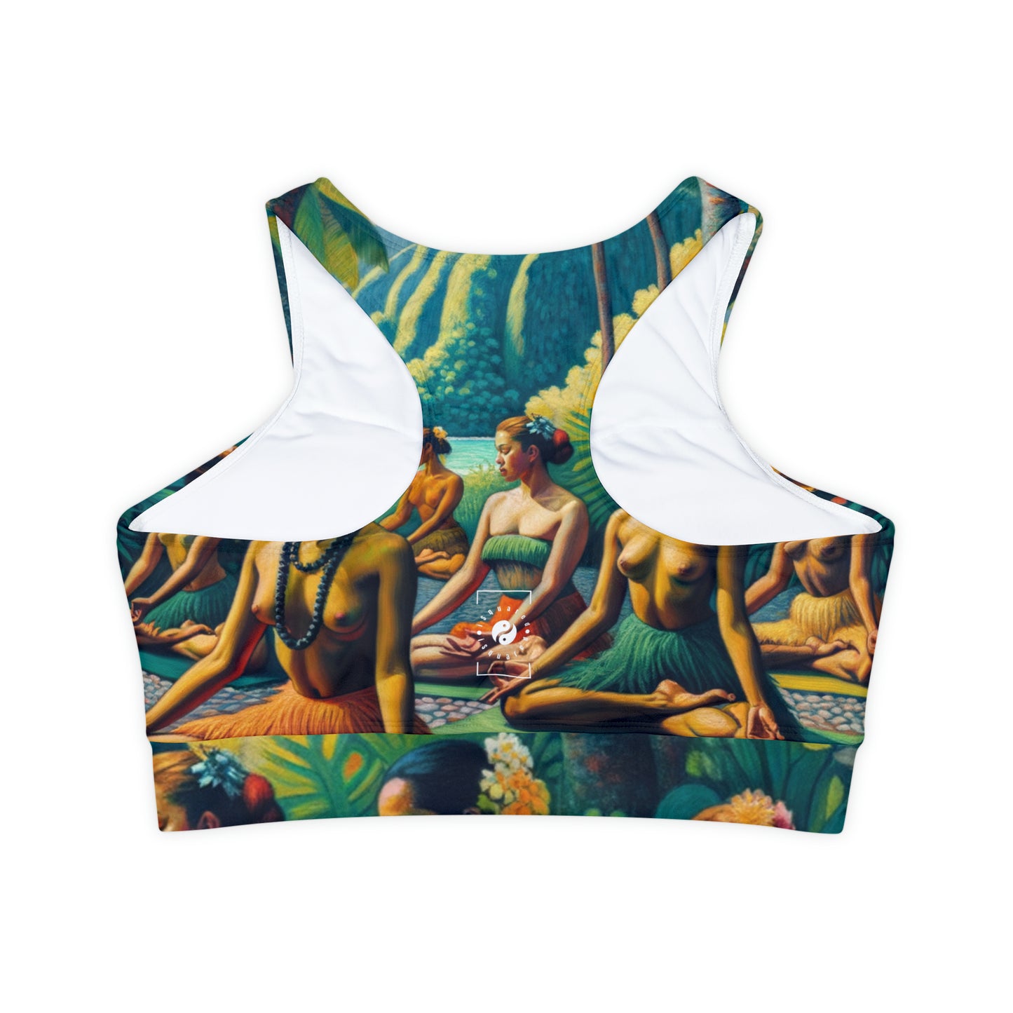 Tahitian Tranquility - Lined & Padded Sports Bra