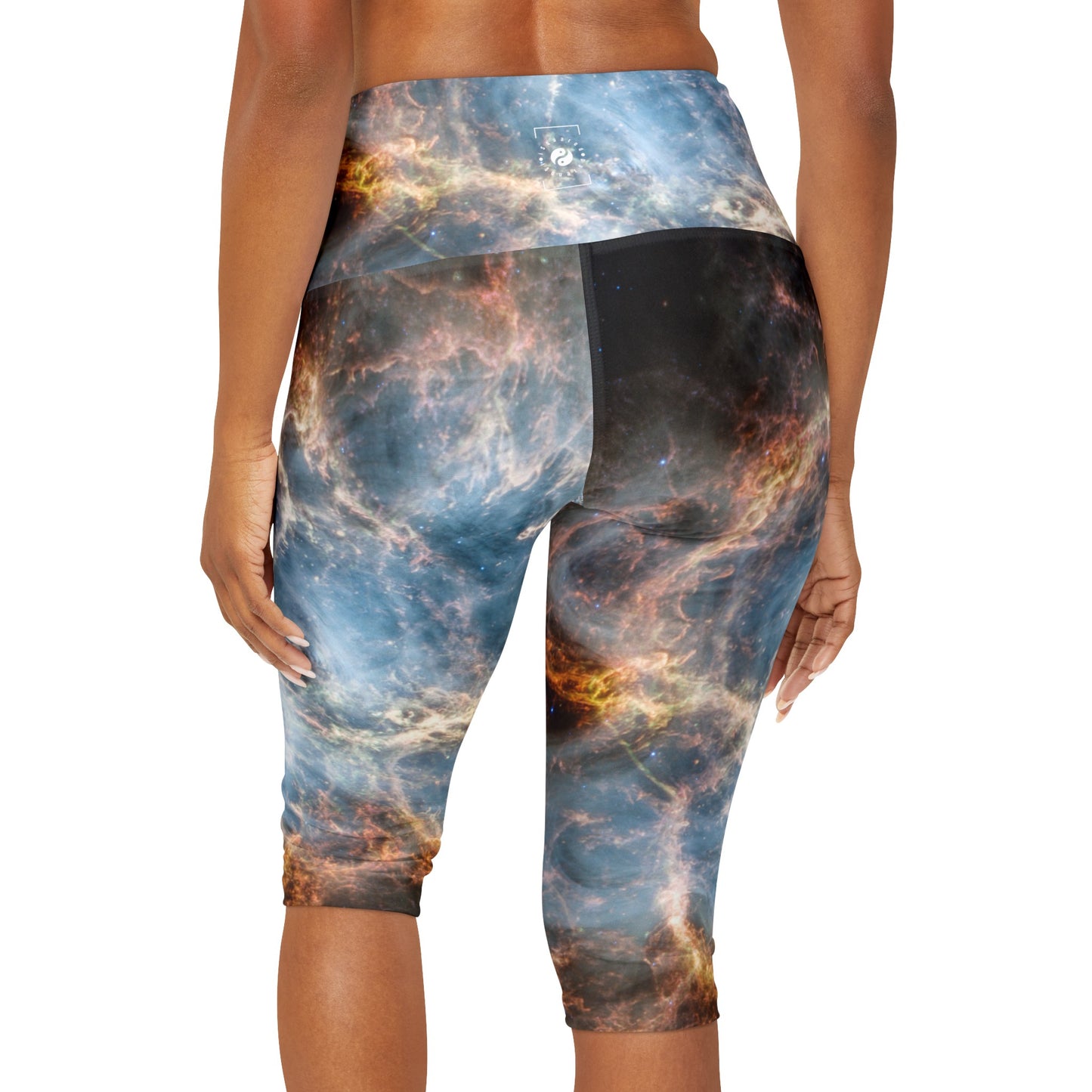 Nébuleuse du Crabe (Image NIRCam et MIRI) - Leggings Capri taille haute