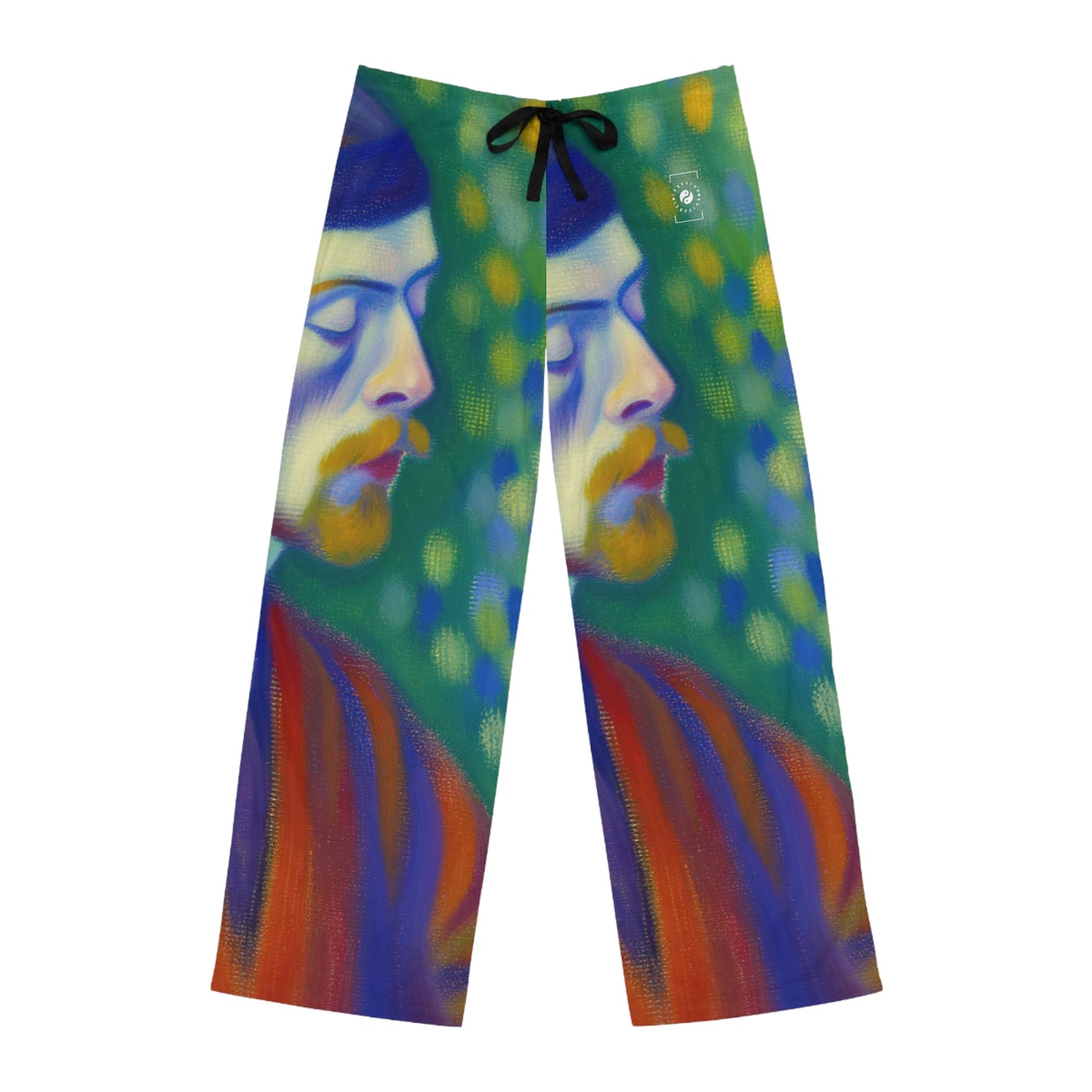 "Serene Resilience: A Frida's Solitude in hues" - men's Lounge Pants