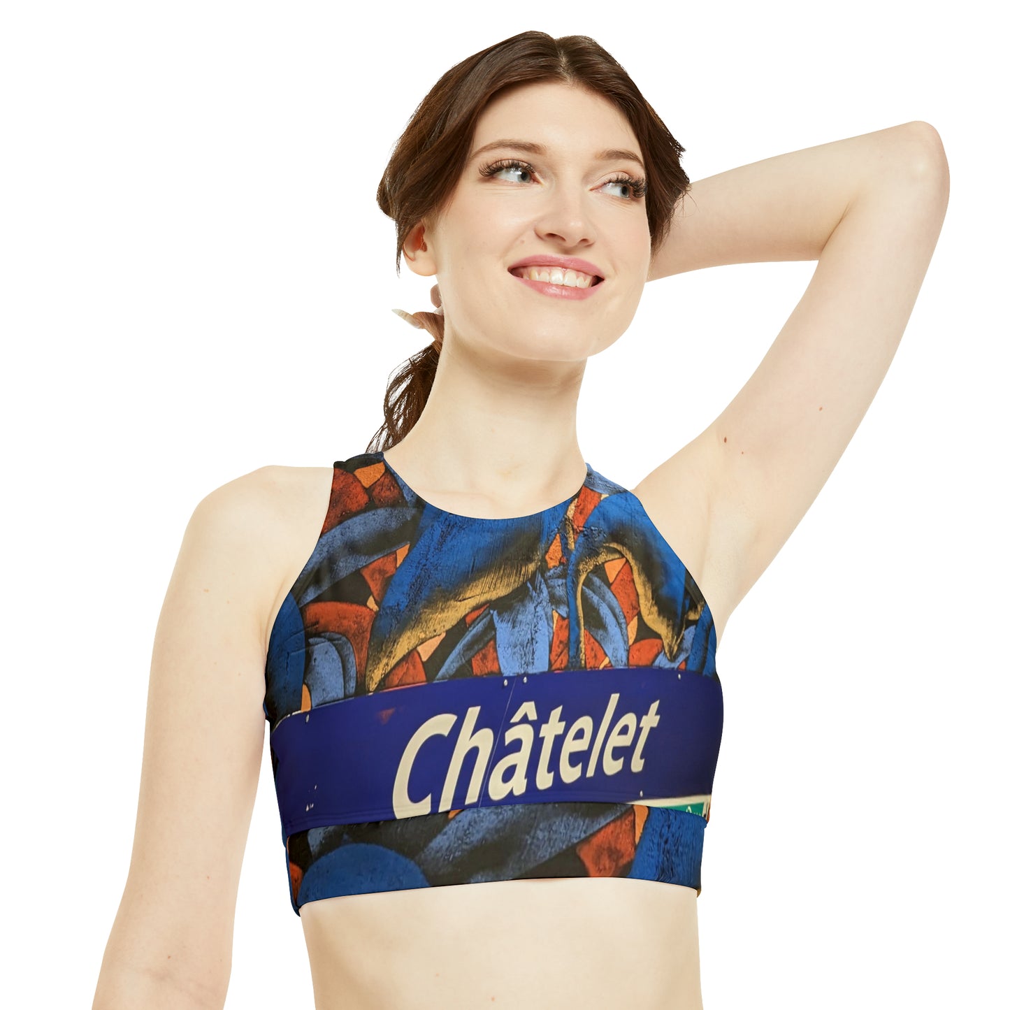 Châtelet - High Neck Crop Top