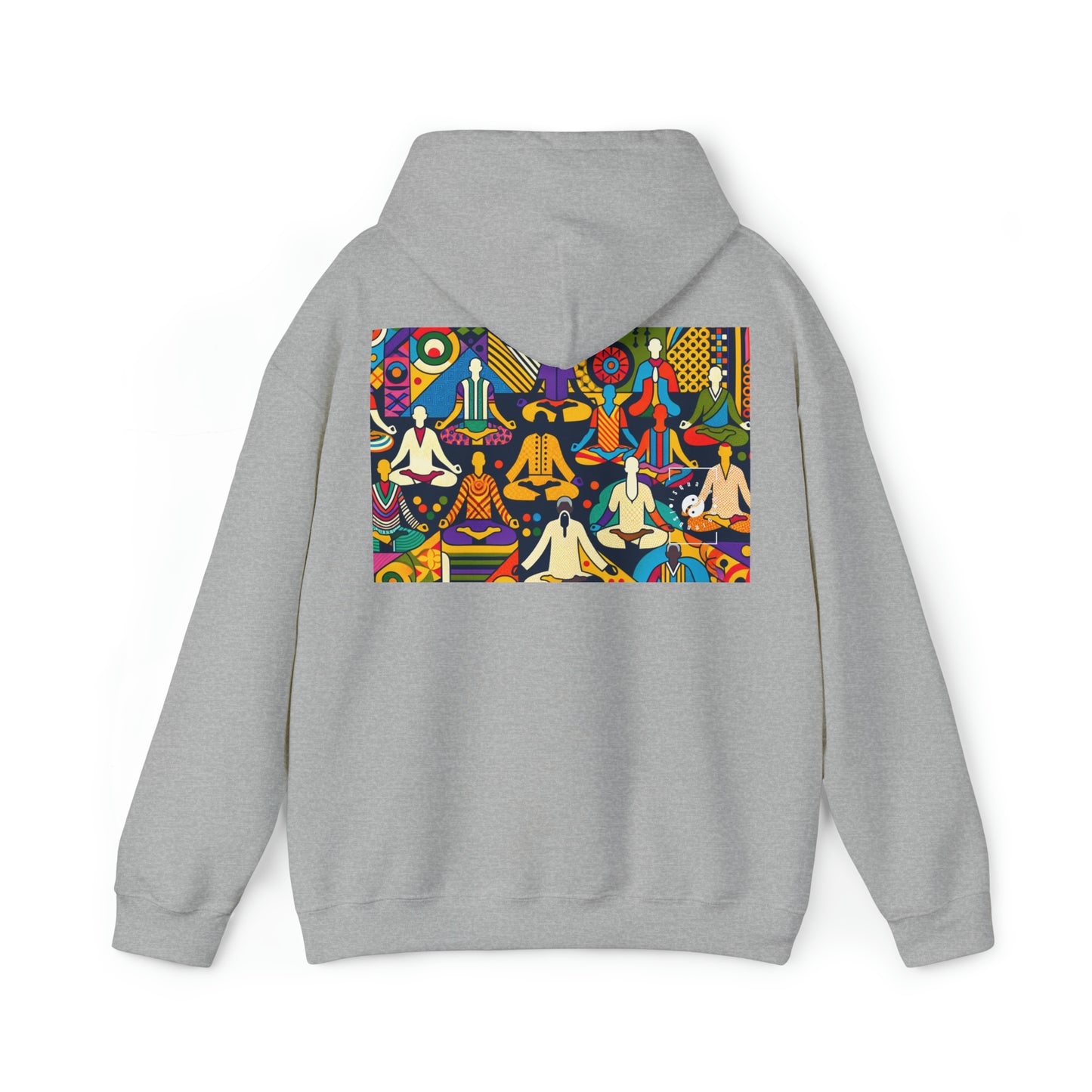 Vibrant Sadana: Prana in Nouveau Réalité - Hoodie