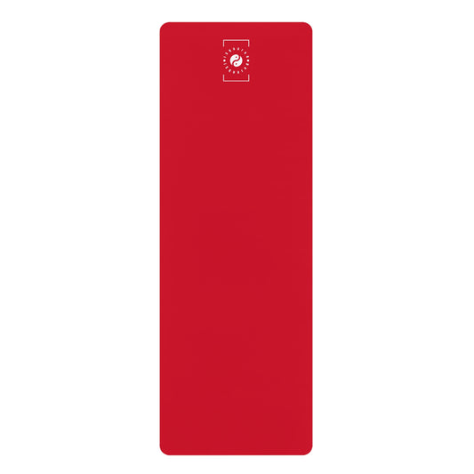 #D10927 Scarlet Red - Yoga Mat
