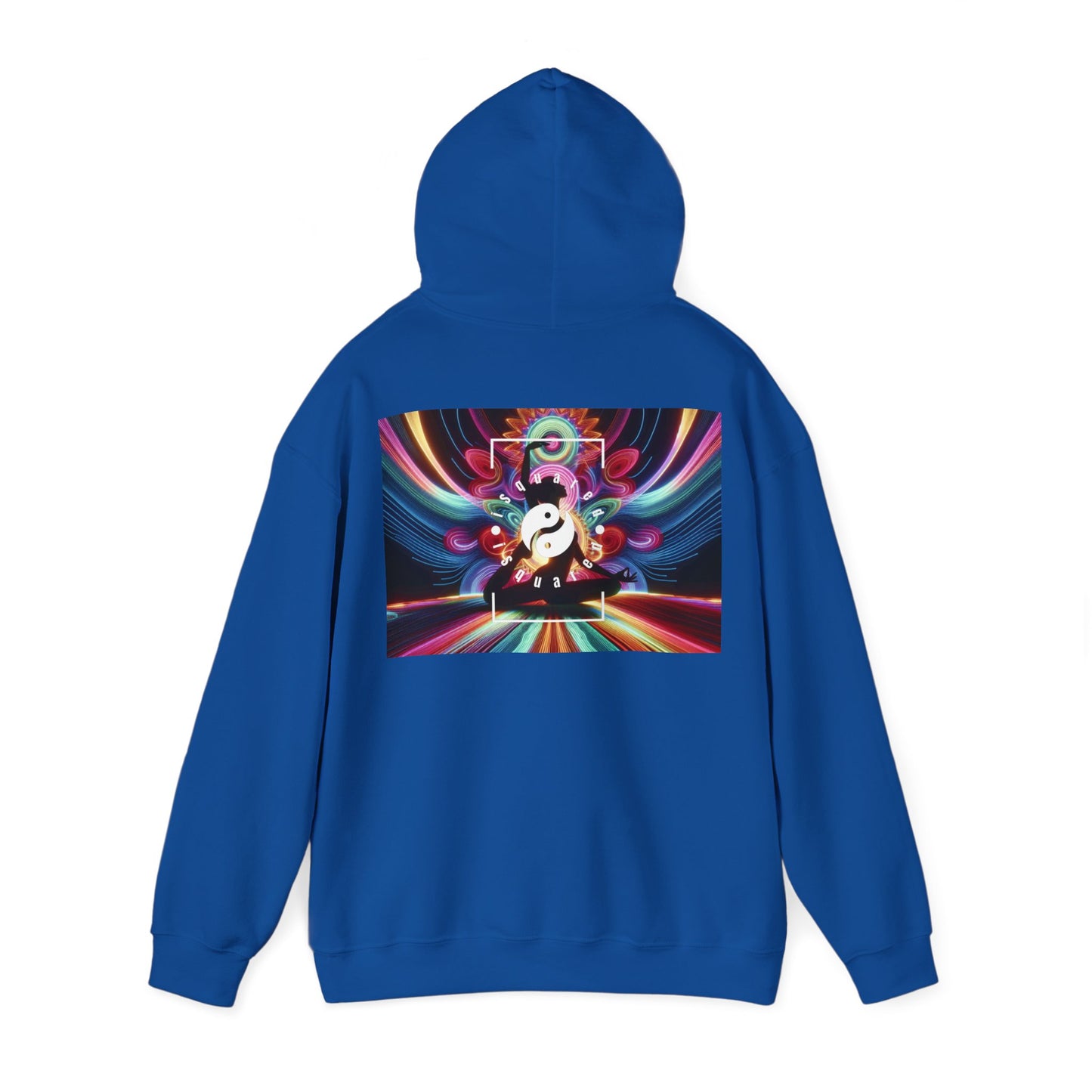 "Neon Zenith: Chromatic Balance" - Hoodie