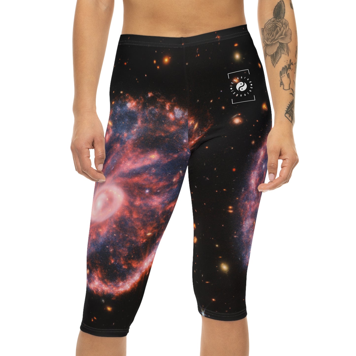 Cartwheel Galaxy (NIRCam and MIRI Composite Image) - Capri Shorts